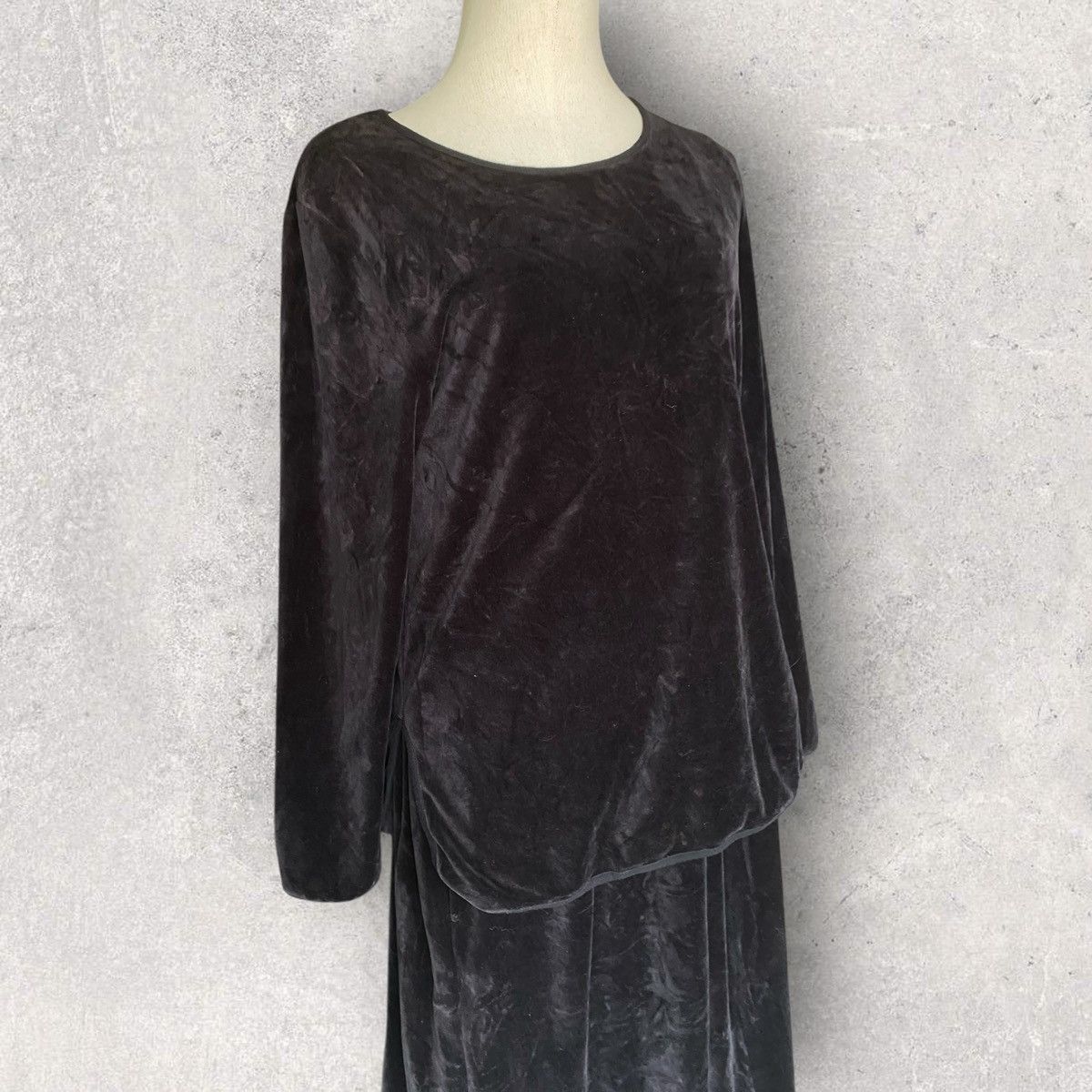 Comme des Garcons Vintage 80’s Velour Layer Dress Size M / US 6-8 / IT 42-44 - 3 Thumbnail