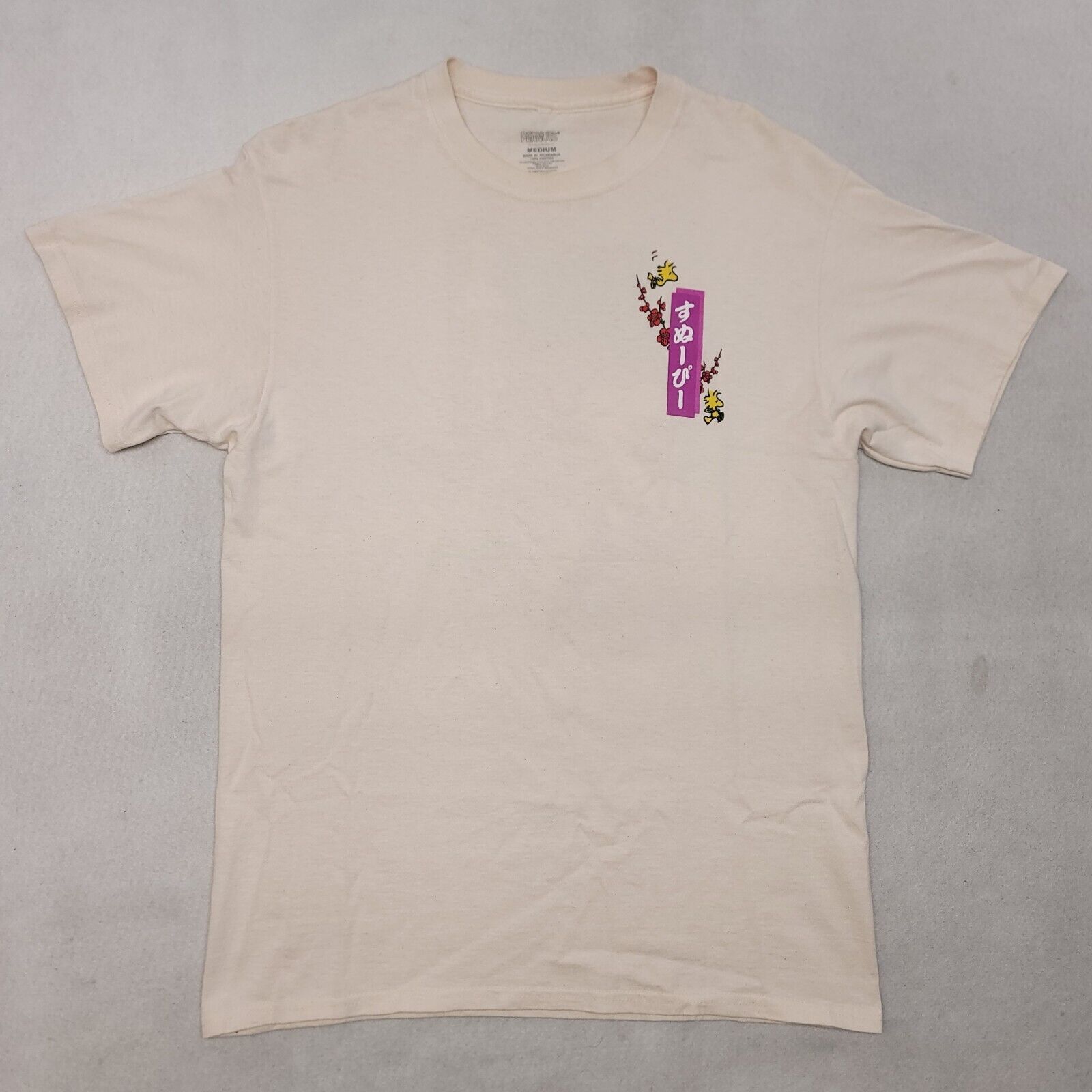Peanuts Peanuts Casual Graphic Shirt Mens Size Medium M Beige Size US M / EU 48-50 / 2 - 2 Thumbnail