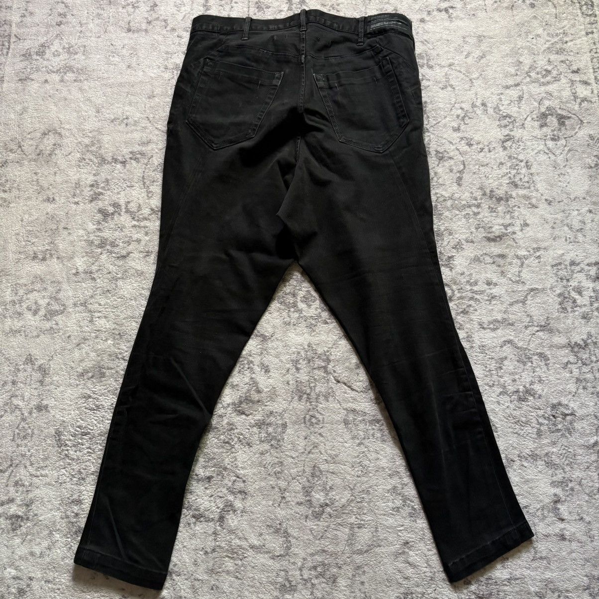 Julius Julius SAMPLE Drop Crotch Tapered Denim Jeans Black Size US 32 / EU 48 - 9 Thumbnail