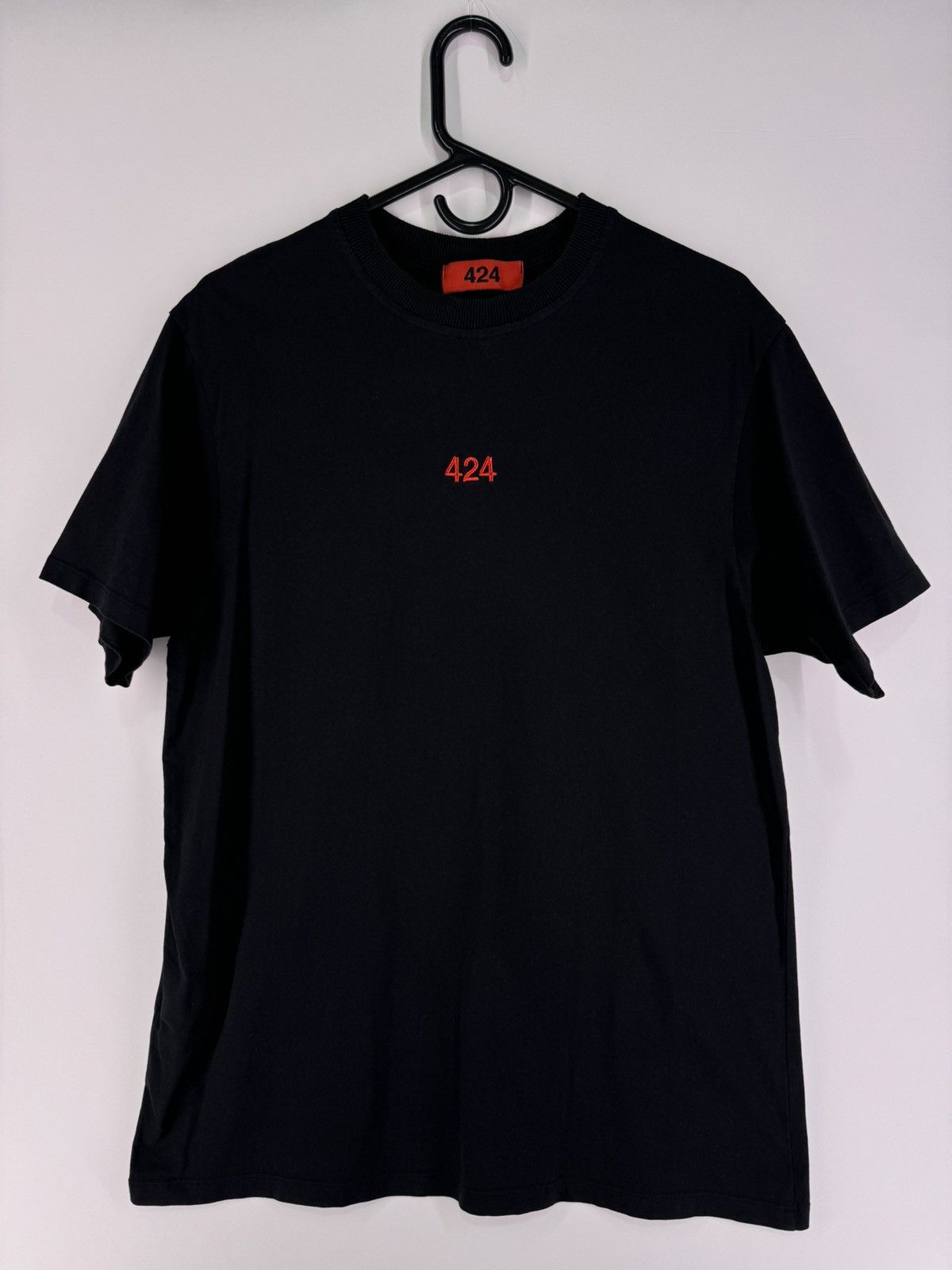 424 424 Black Embroidered T-Shirt Size US M / EU 48-50 / 2 - 1 Thumbnail