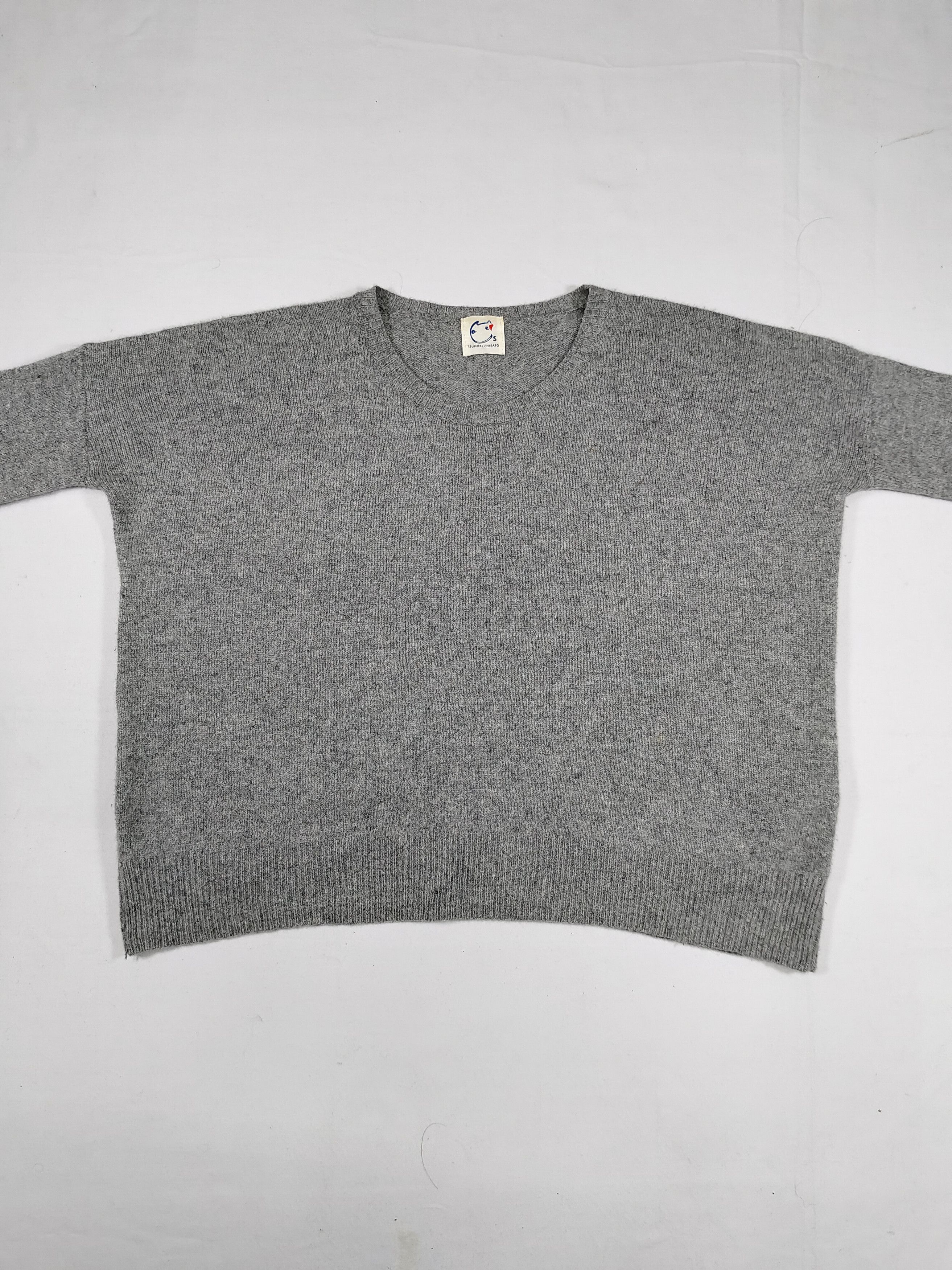 Tsumori Chisato Tsumori Chisato- Elbow Pacth Wool Blend Relaxed Knit Sweater Size L / US 10 / IT 46 - 2 Thumbnail