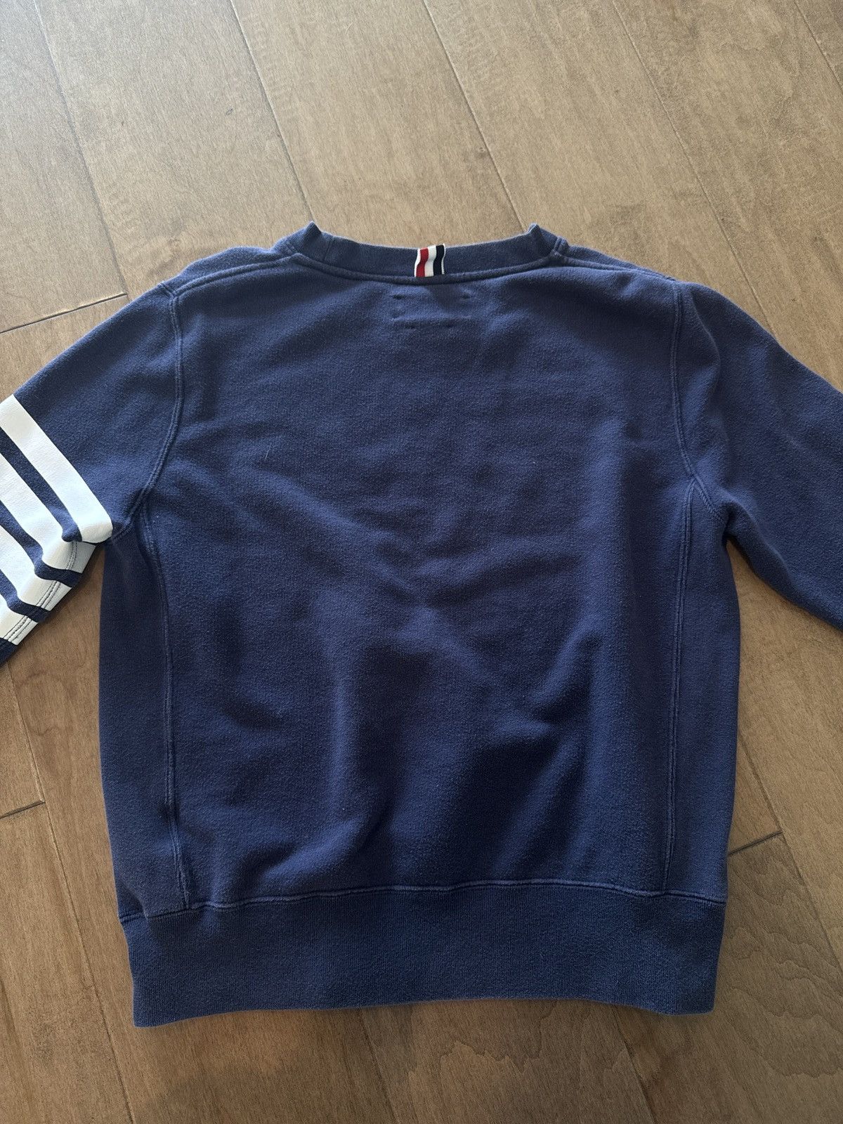 Thom Browne Thom Browne Classic Loopback 4-Bar Sweatshirt Size L / US 10 / IT 46 - 2 Thumbnail