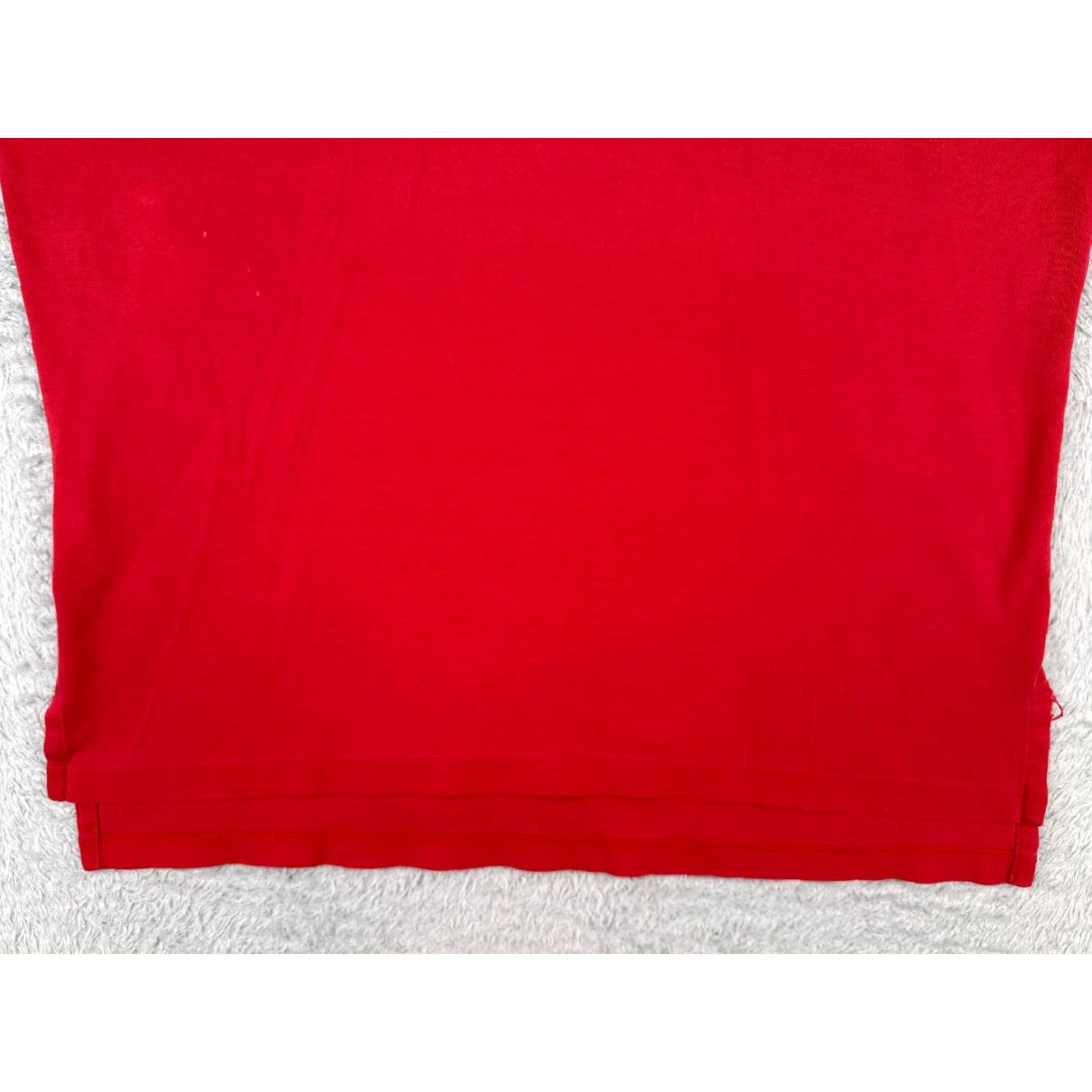 Ralph Lauren VINTAGE Ralph Lauren Shirt Men L Red Polo 100% Cotton Short Sleeve Mens Sports Modern Size US L / EU 52-54 / 3 - 5 Thumbnail