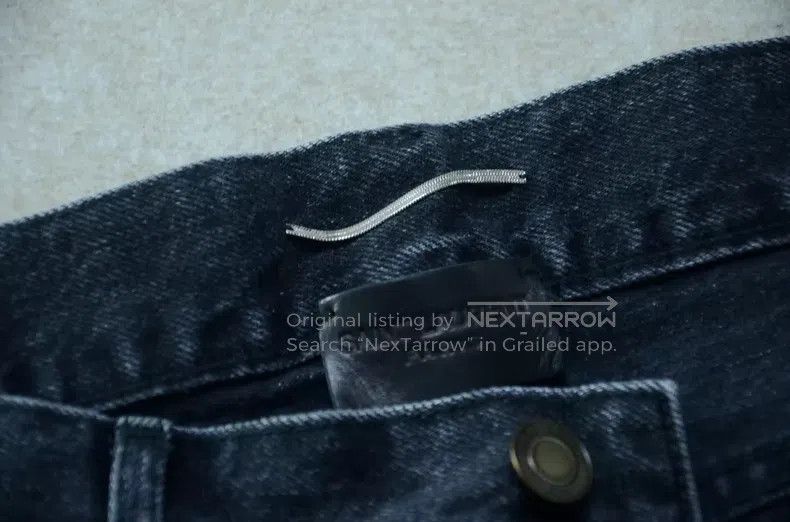 Saint Laurent Paris Saint Laurent Paris Black distressed denim pants i Size US 30 / EU 46 - 8 Thumbnail