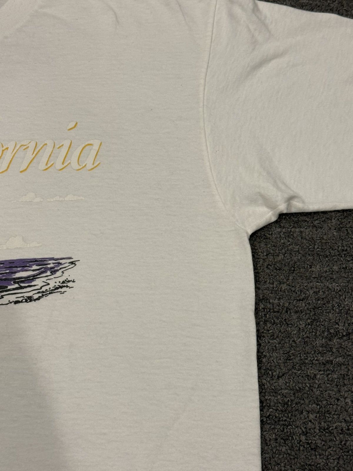 Vintage Vintage 80s Single Stitch California Graphic T Size US XL / EU 56 / 4 - 3 Thumbnail