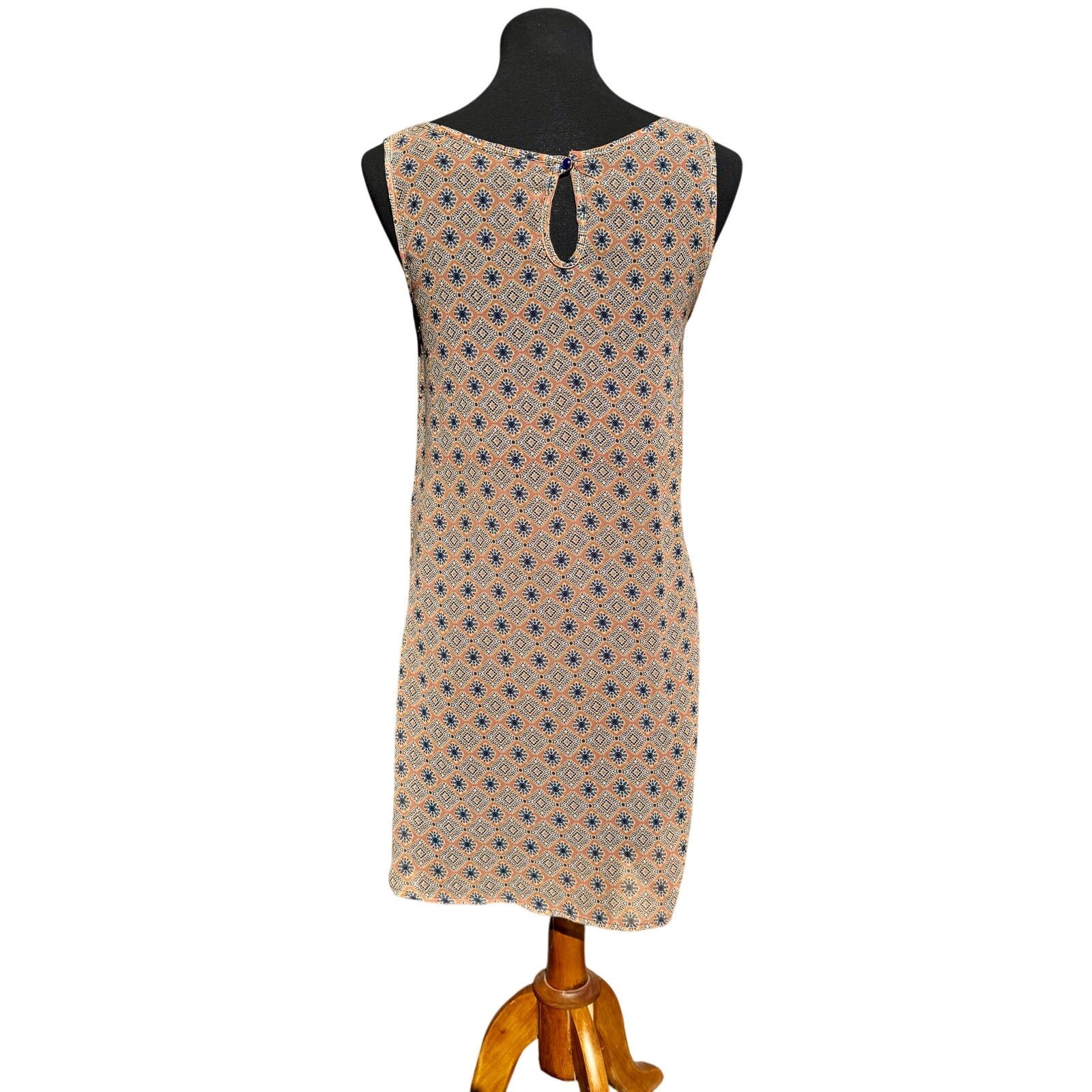 Other As U Wish Sleeveless Dress | Blue & Orange | Small Size S / US 4 / IT 40 - 5 Thumbnail