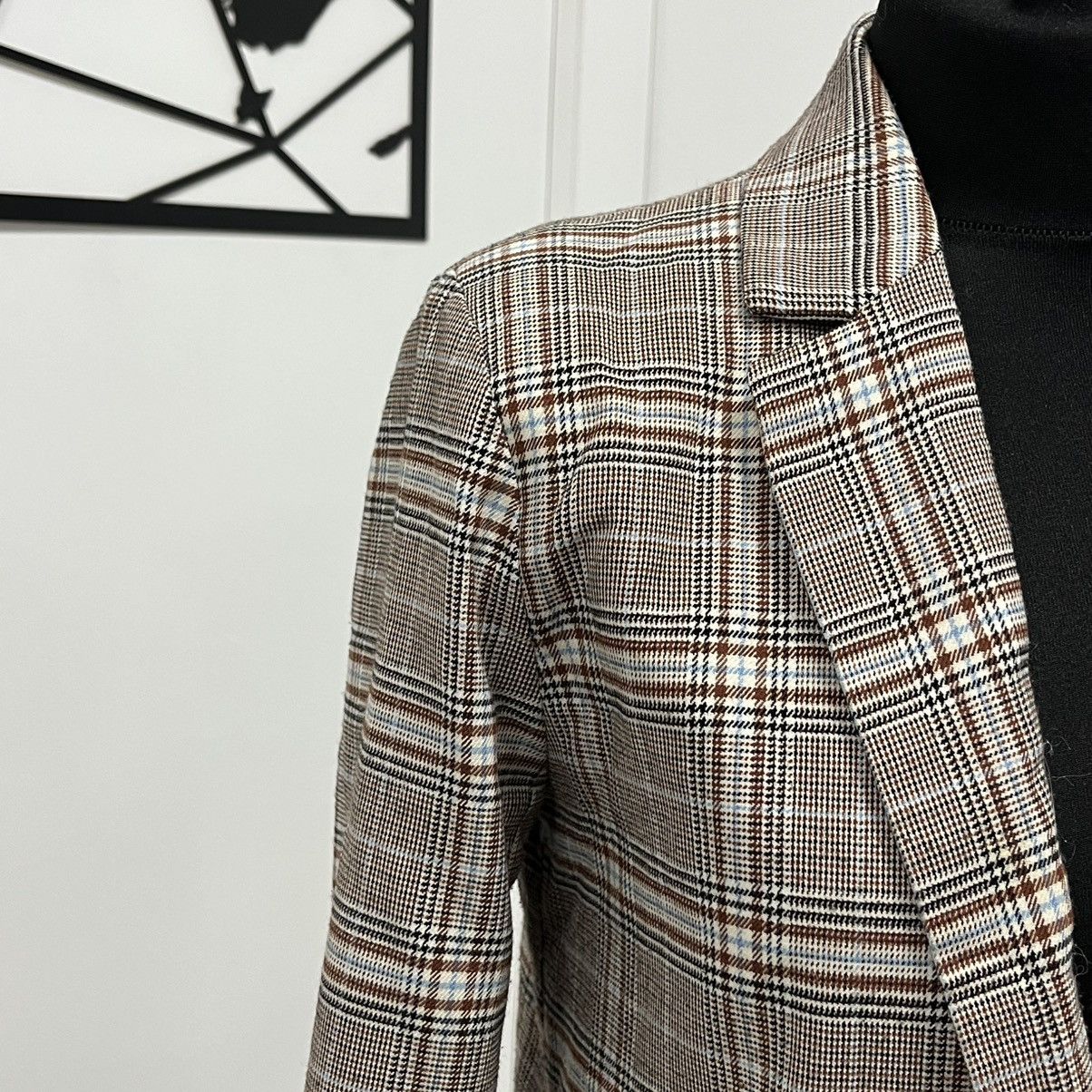 Other ICHI Tan and white plaid blazer with a relaxed fit Size XS / US 0-2 / IT 36-38 - 3 Thumbnail