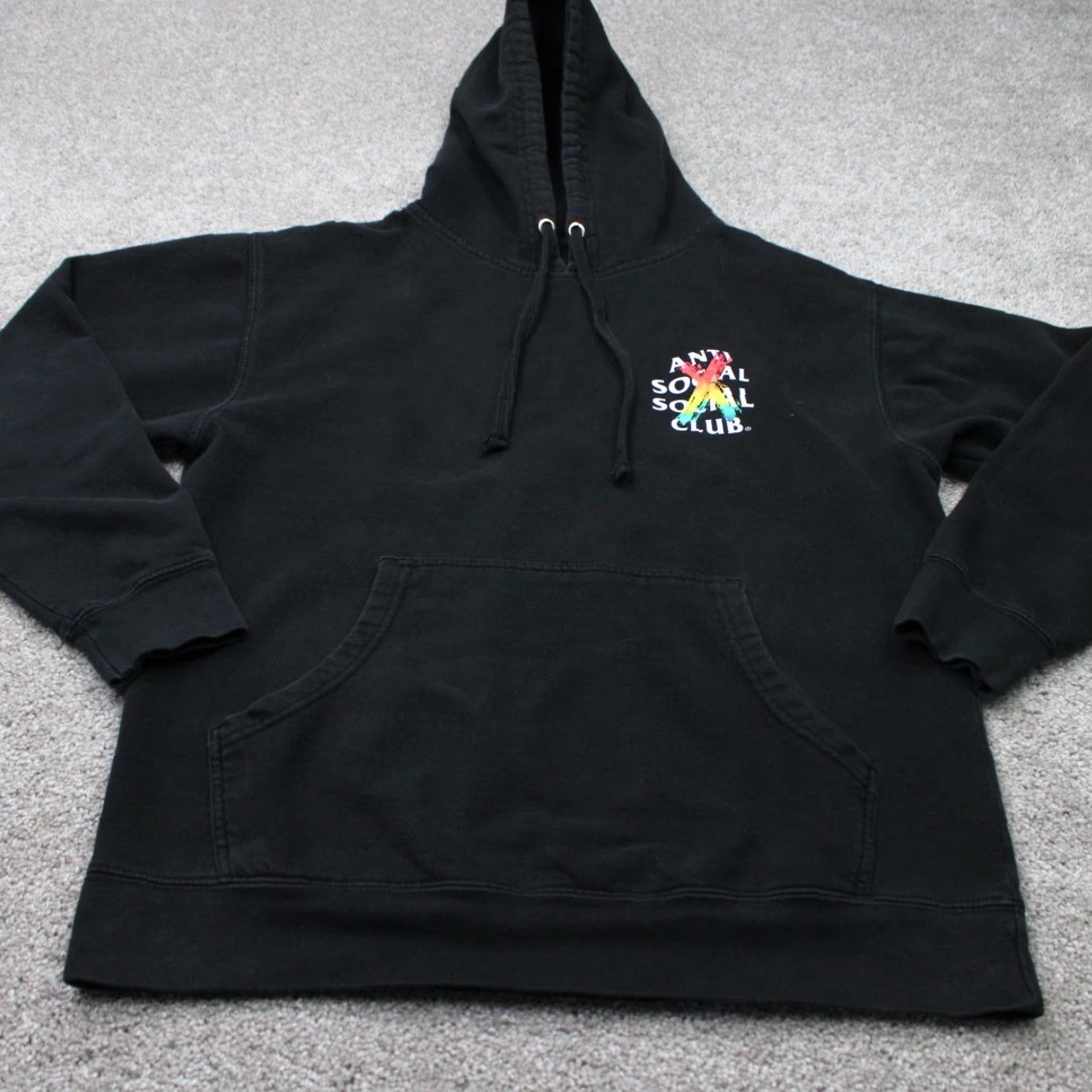 Anti Social Social Club Anti Social Social Club Hoodie Men Medium Black Logo Hooded Sweatshirt Size US M / EU 48-50 / 2 - 3 Thumbnail