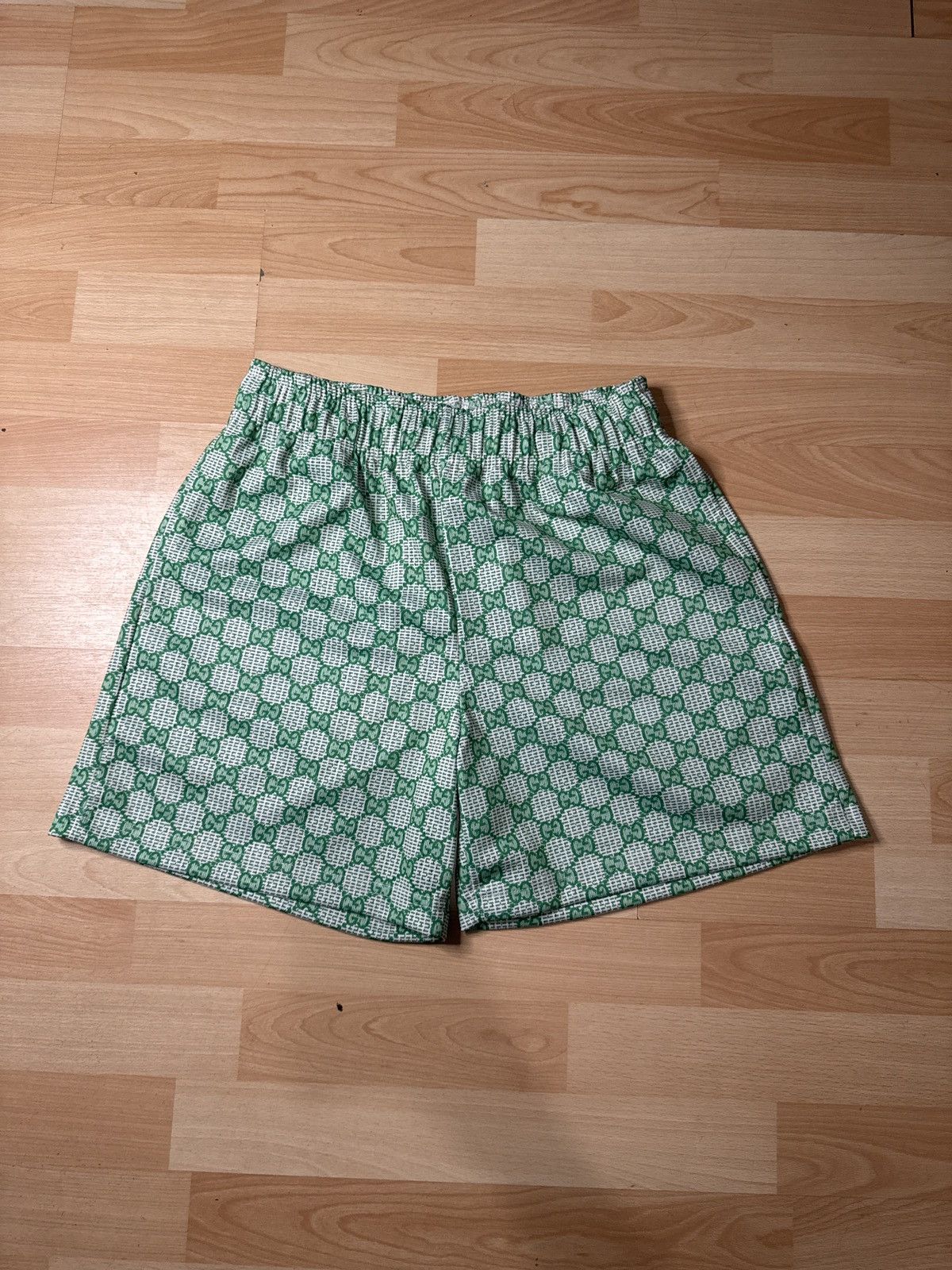 Bravest Studios Gucci Shorts 'Orange/Green' – Soleply