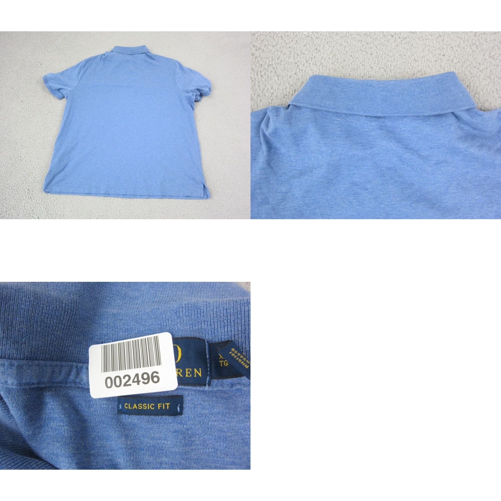 Polo Ralph Lauren Polo Ralph Lauren Polo Shirt Mens XL Blue Brown Flesh Pony Soft Classic Polo Shirt XL Mens Blue pol oShirt Size US XL / EU 56 / 4 - 8 Thumbnail