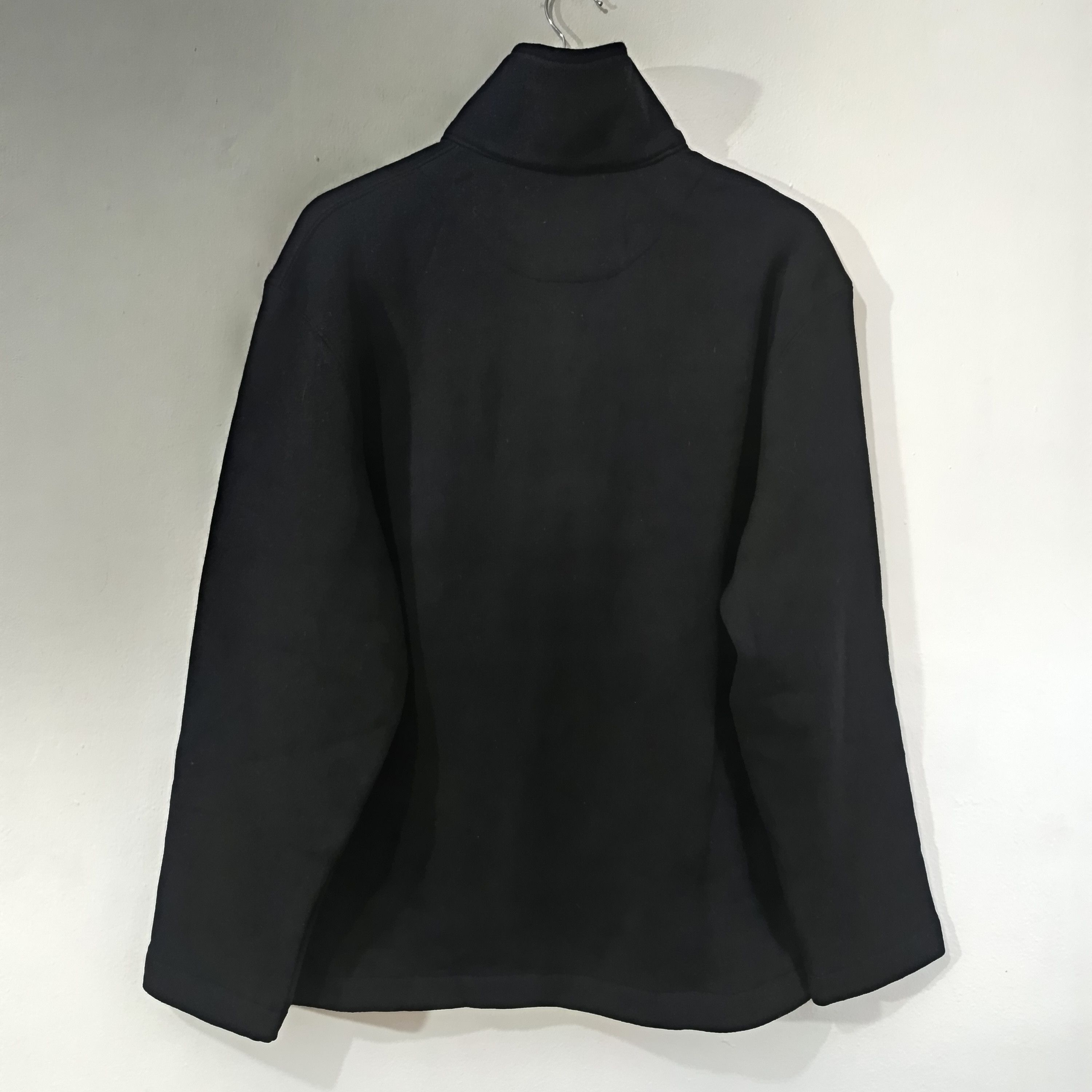 Mr P. Mr. P Black Quarter-Zip Sweater - Size L Size US L / EU 52-54 / 3 - 2 Thumbnail