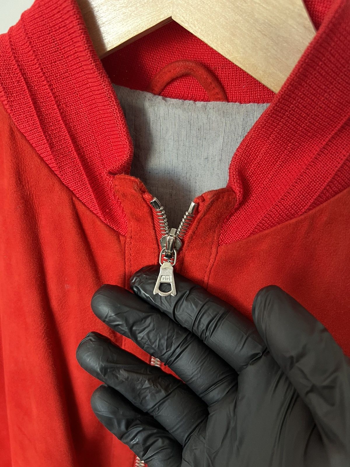 Jil Sander ARCHIVE Vintage Jil Sander Red Bomber Jacket 90s Designer Size M / US 6-8 / IT 42-44 - 6 Thumbnail