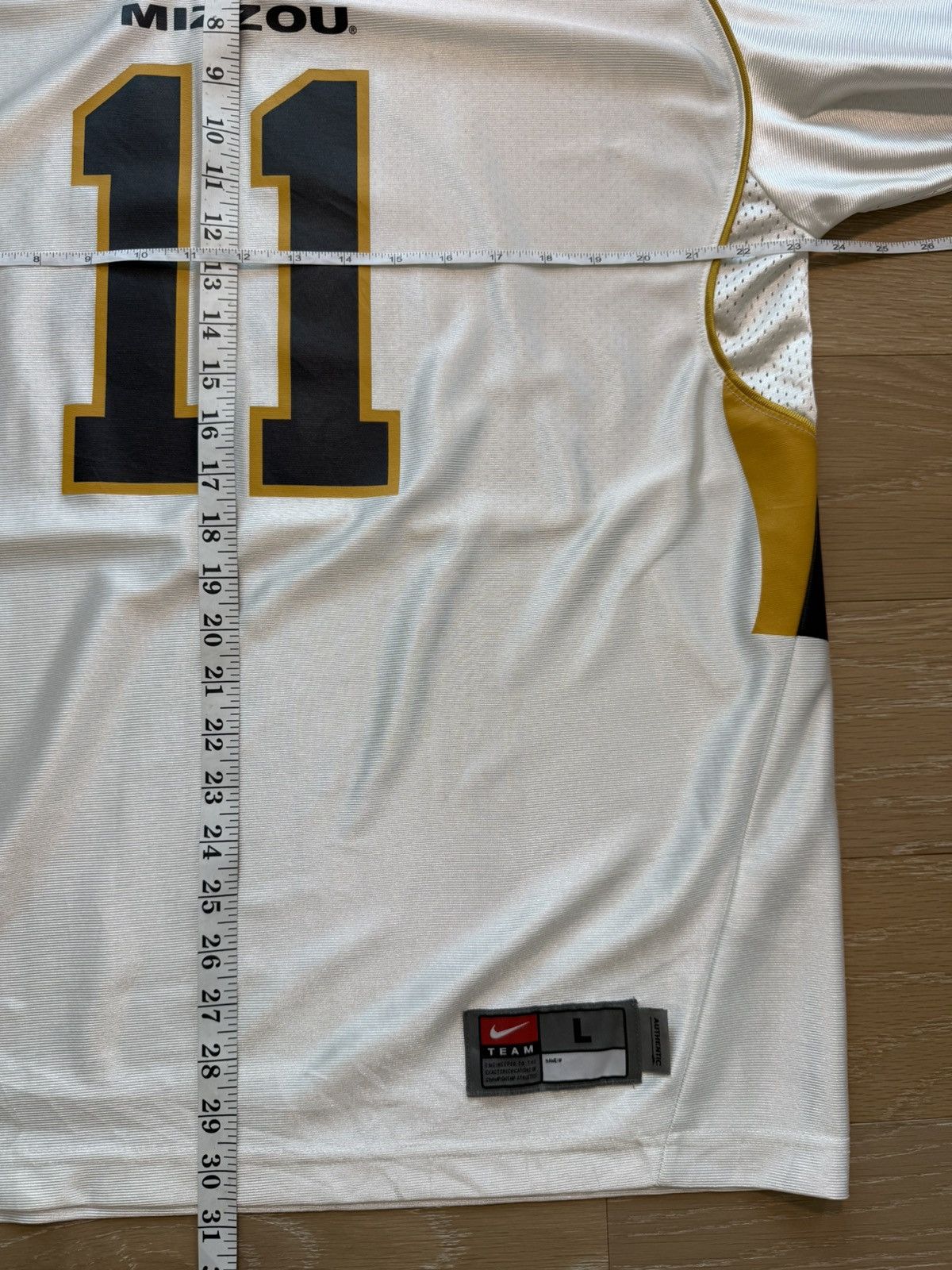 Nike Mizzou Football Jersey Missouri Tigers Size US L / EU 52-54 / 3 - 5 Thumbnail