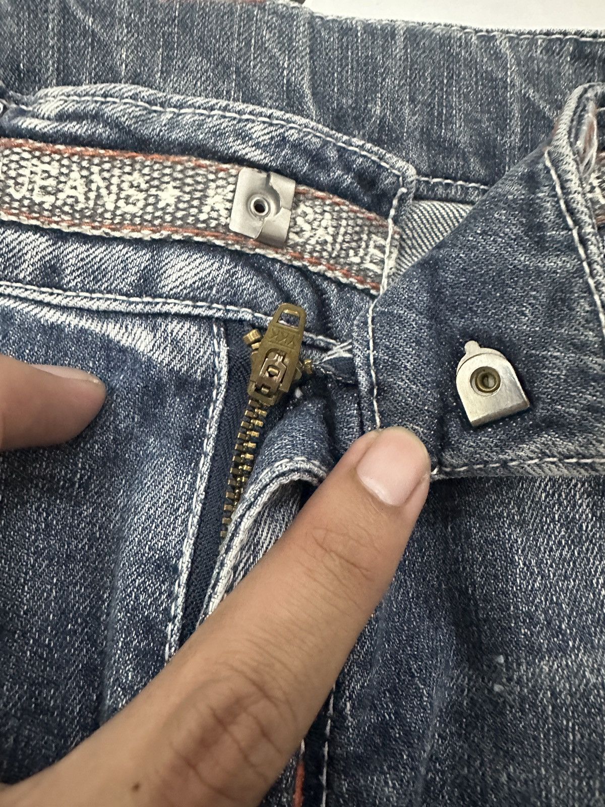 Japanese Brand × Kansai Yamamoto Vintage Japanese KANSAI JEANS Sand Wash Jeans Size US 27 - 12 Thumbnail