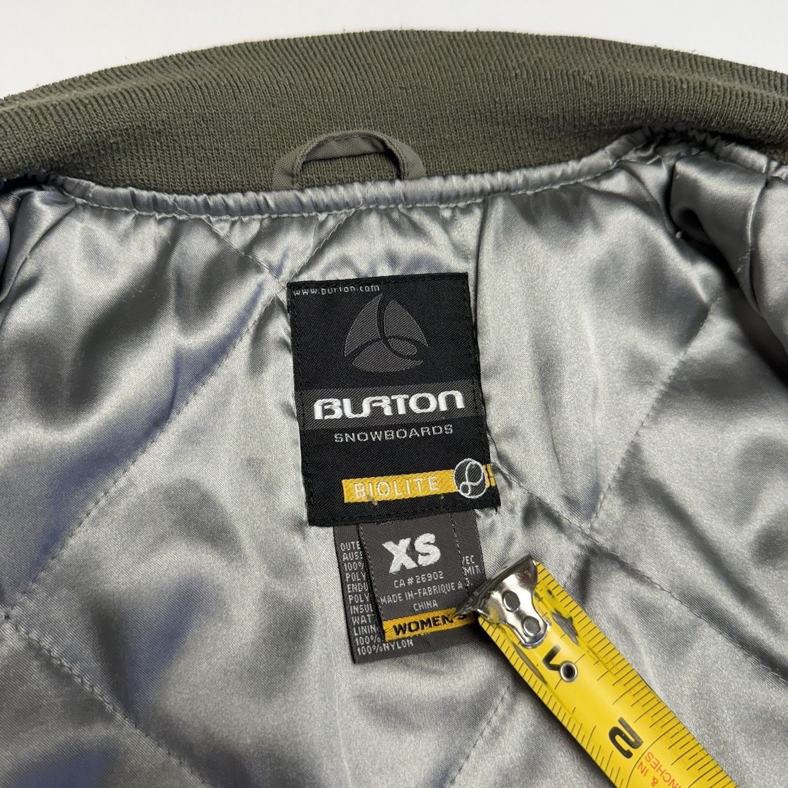 Burton Burton Biolite Snowboard Jacket Womens XS 19.5x22 Winter Size XS / US 0-2 / IT 36-38 - 7 Thumbnail