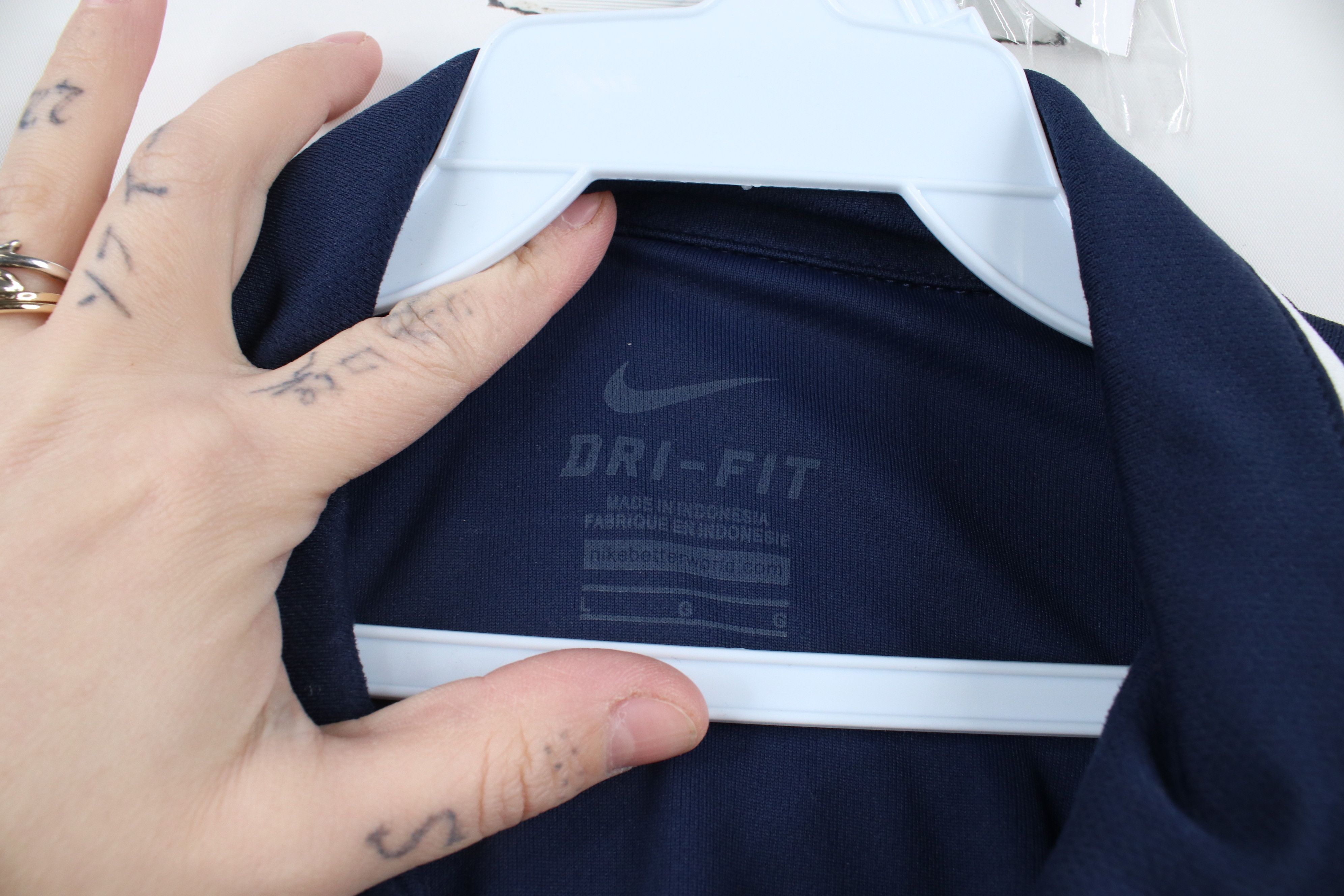 Nike × Vintage Nike Xavier University Baseball Short Sleeve Polo Shirt Size US L / EU 52-54 / 3 - 10 Thumbnail