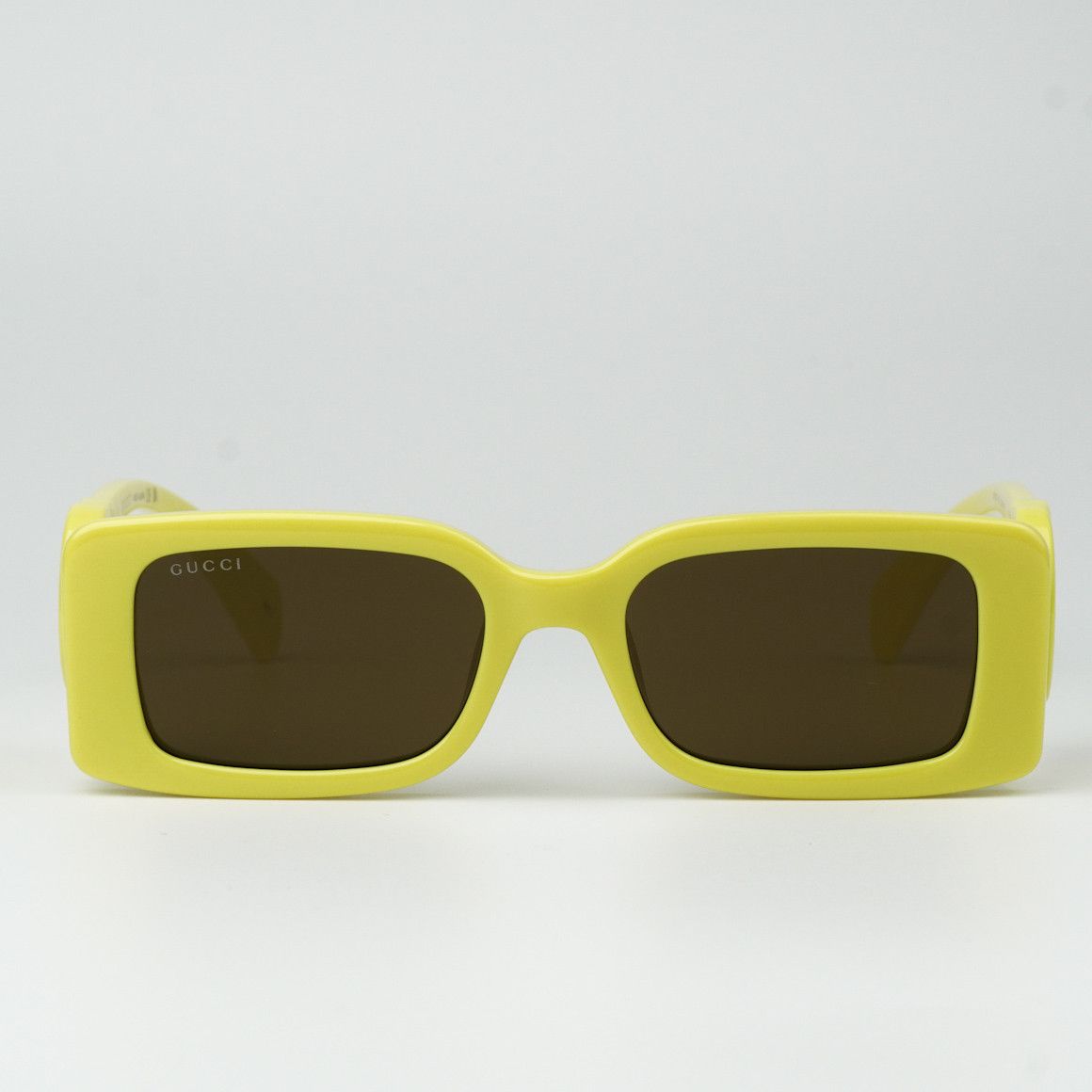 Gucci NEW Gucci GG1325S 007 Acid Yellow Brown Unisex Sunglasses Size ONE SIZE - 2 Thumbnail