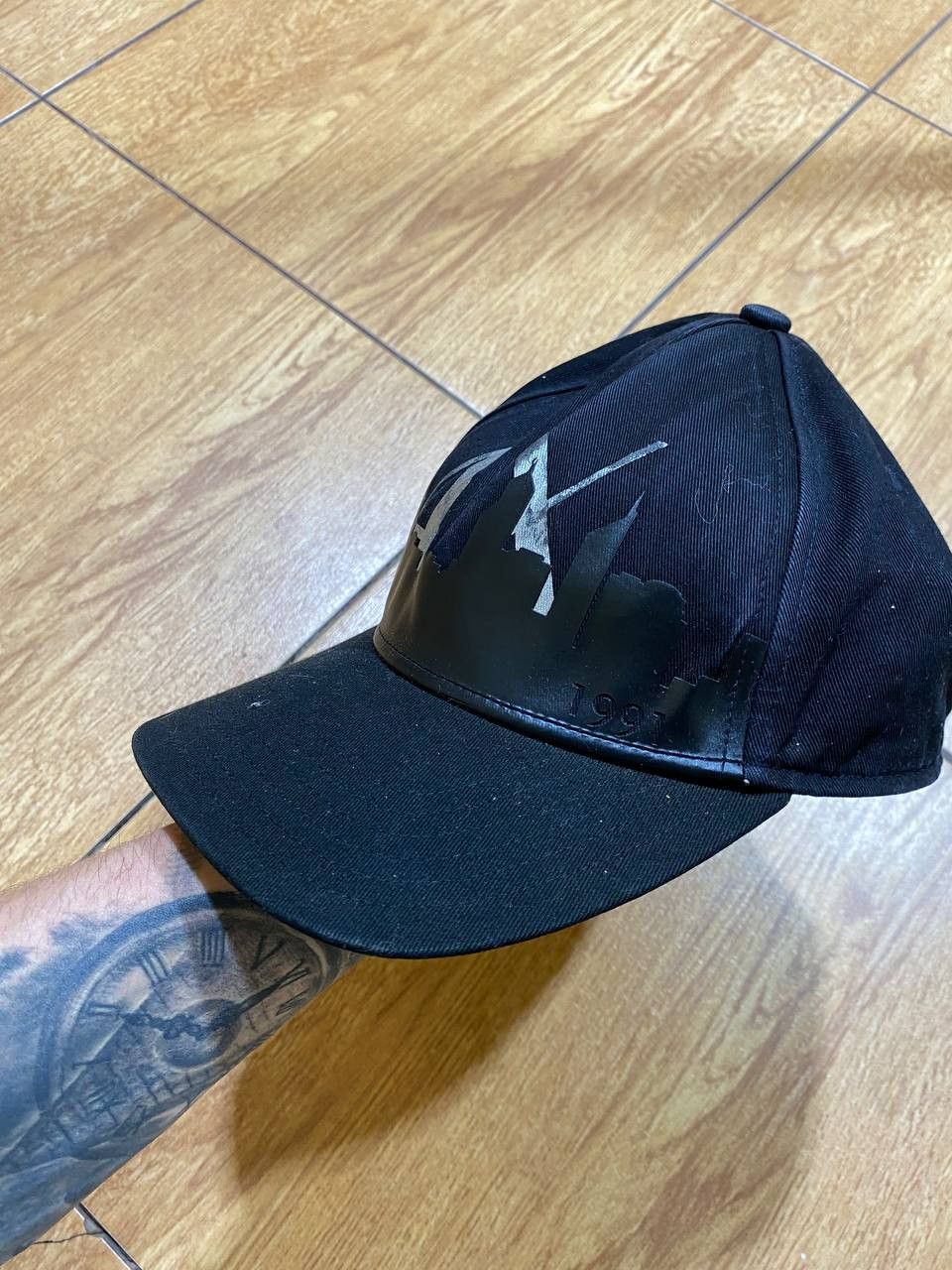 Armani Exchange Vintage Armani Exchange Faded Cap Hat Size ONE SIZE - 4 Thumbnail