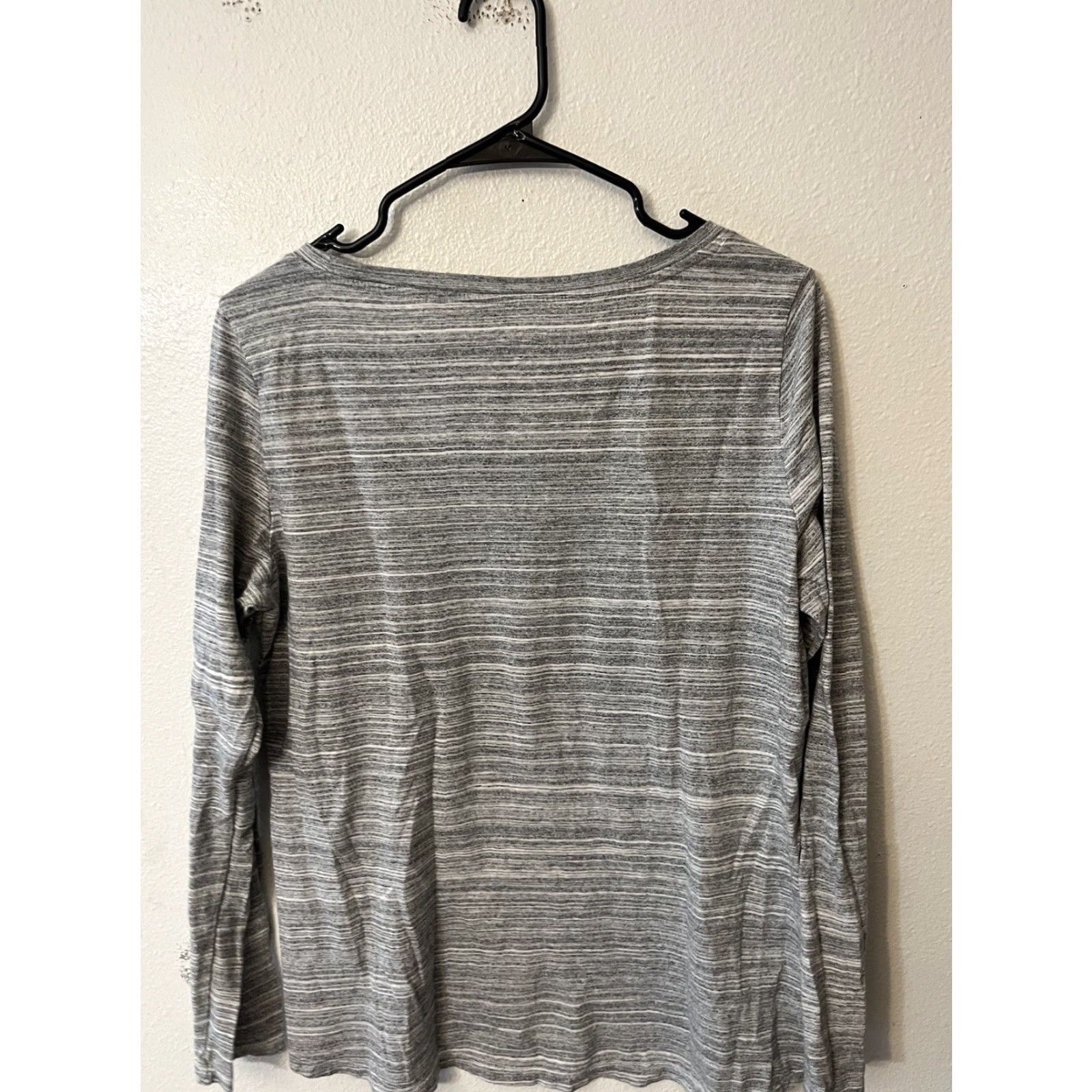 Gap VINTAGE Gap Body Women Shirt L Gray Long Sleeve Pullover Round Neck Adult Women/Gap Body Size L / US 10 / IT 46 - 2 Thumbnail
