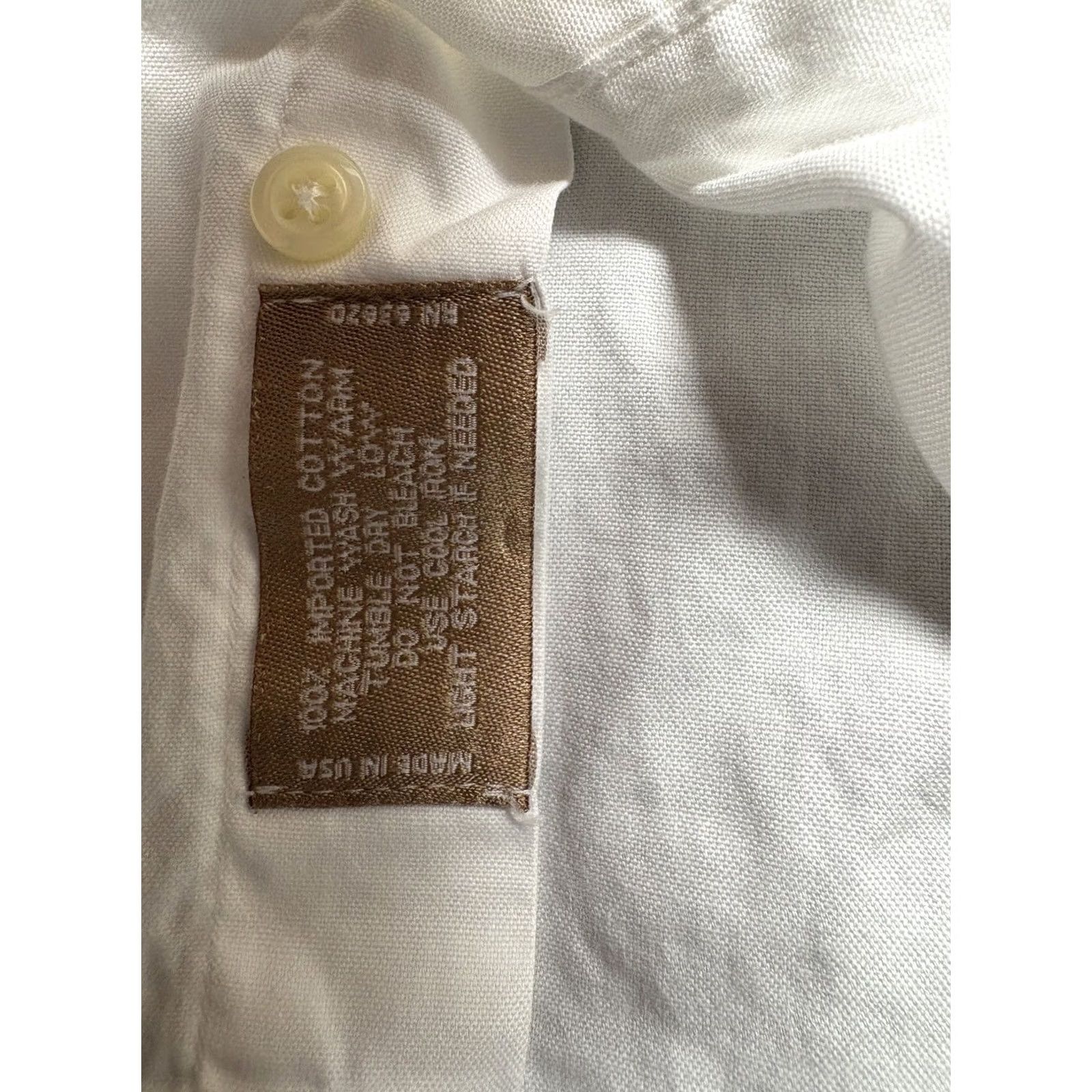Vintage Gitman Bros Pinpoint Oxford Shirt Mens Large 16.5 32 White Stretch Shirt Size US XL / EU 56 / 4 - 5 Thumbnail