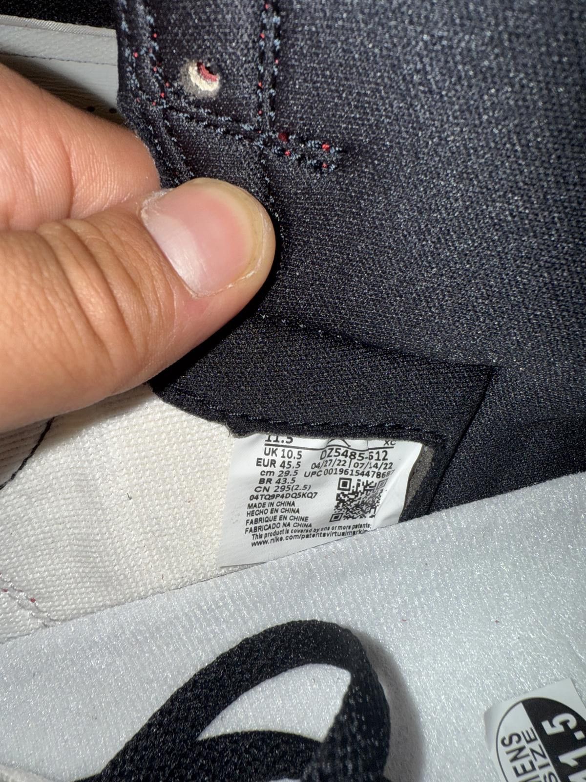 Jordan Brand Jordan 1 Retro High OG Chicago Lost And Found Size US 11.5 / EU 44-45 - 12 Thumbnail