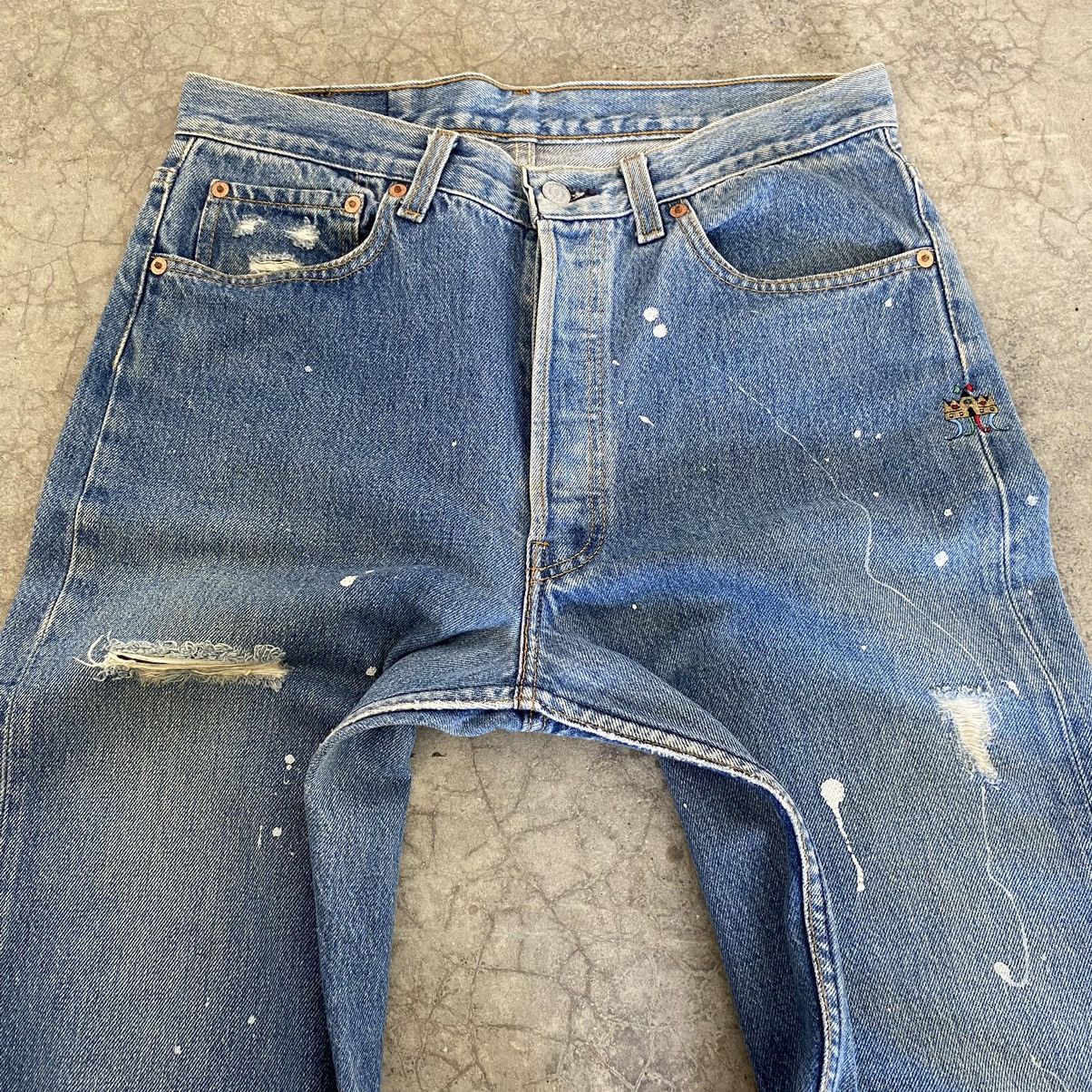 Levi's Vintage Late 80’s Levis 501 Distressed Painter Jeans Size US 33 - 15 Thumbnail