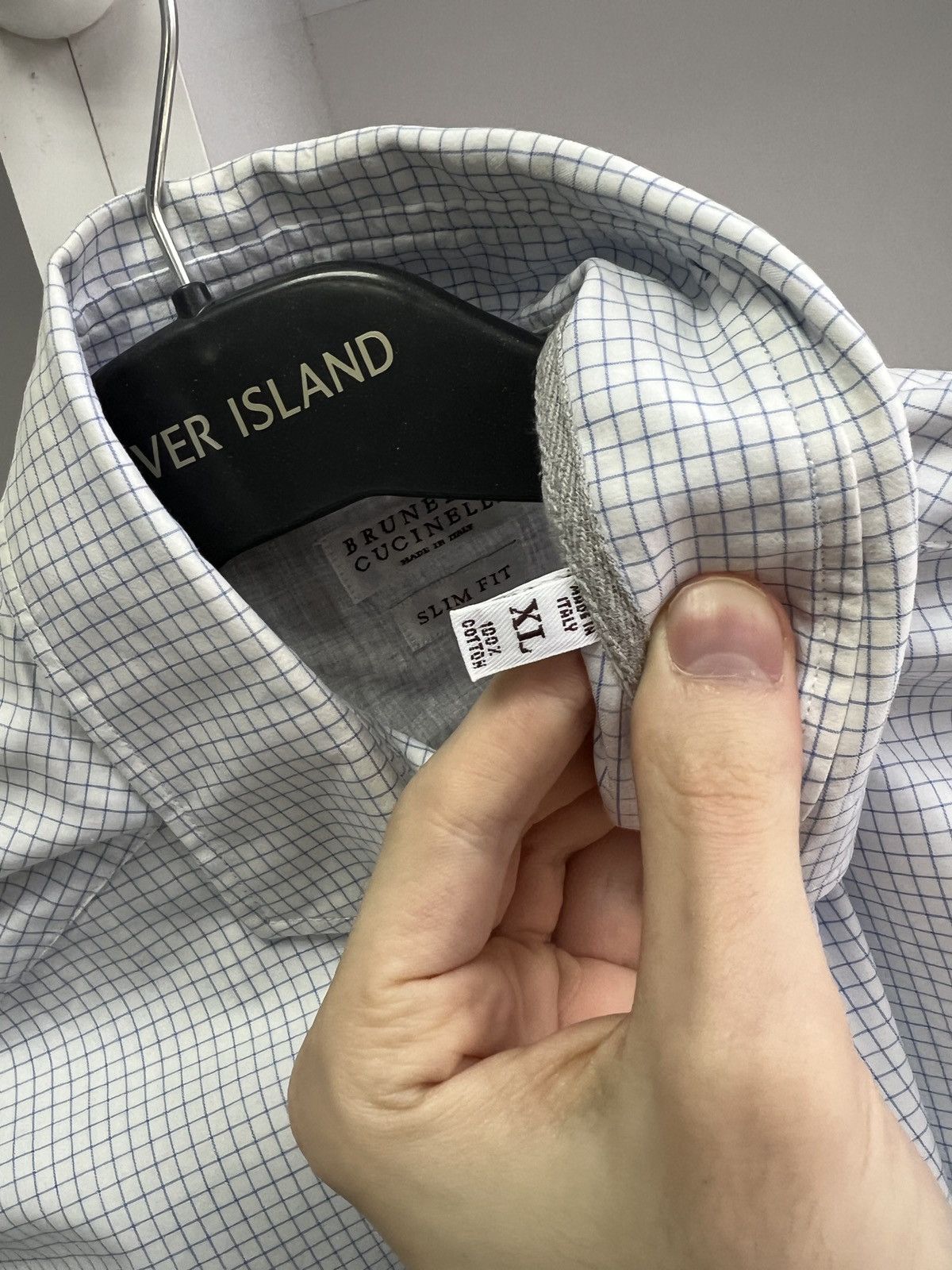 Brunello Cucinelli × Designer × Vintage Vintage Brunello Cucinelli Old Money Style Button up shirt Size US XL / EU 56 / 4 - 11 Thumbnail