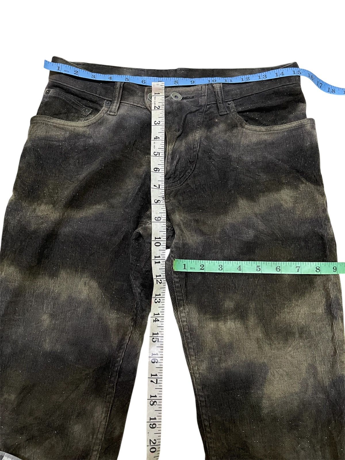 Le Grande Bleu (L.G.B.) If Six Was Nine L.G.B Velour Corduroy Acid Washed Blinking Size US 30 / EU 46 - 15 Thumbnail