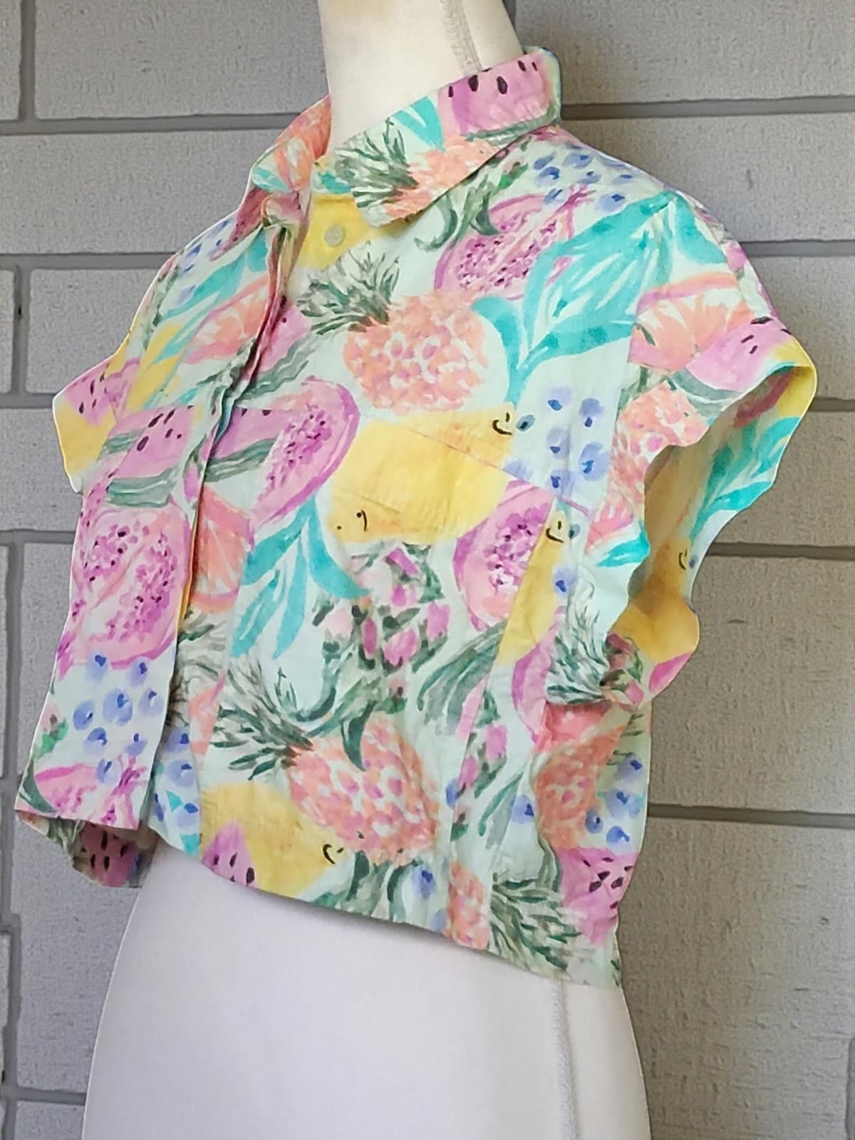 Zara ZARA Tropical Print Blouse - Size Small Size S / US 4 / IT 40 - 5 Thumbnail