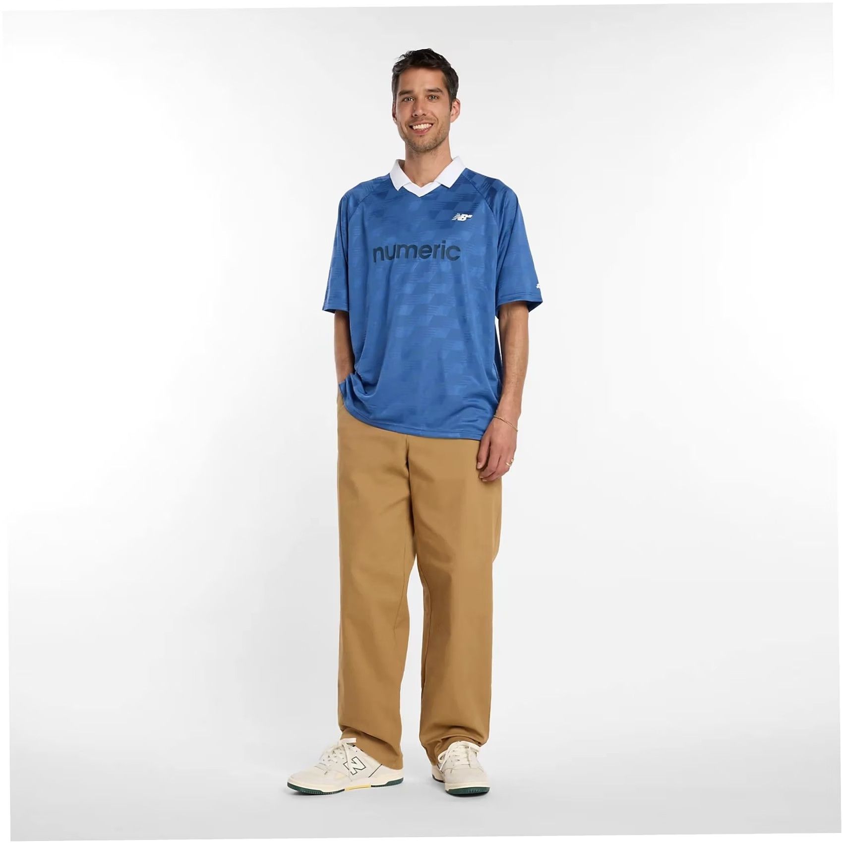 New Balance Brand New Mens New Balance Numeric Team Jersey Magic Blue Size L Jersey Mens Size US L / EU 52-54 / 3 - 3 Thumbnail