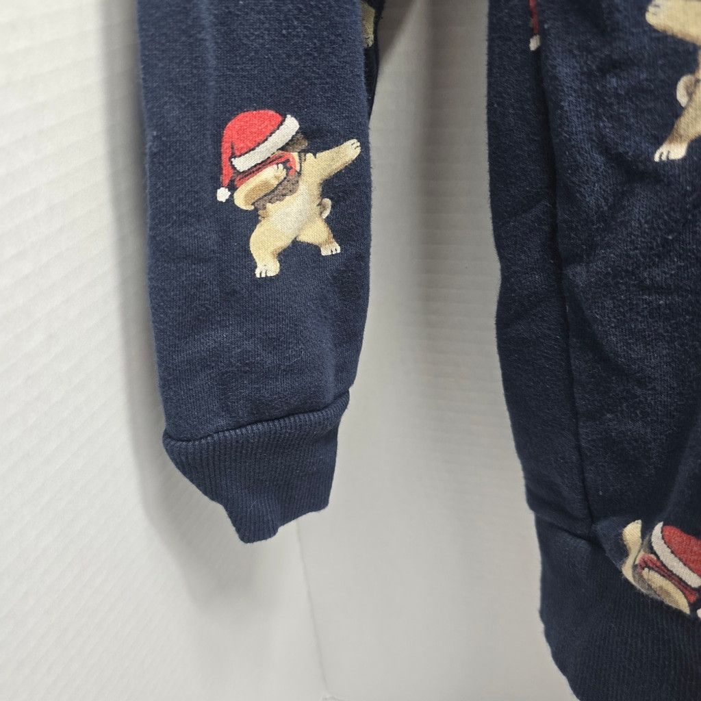 The Unbranded Brand Cactus Navy Blue Hoodie with Dog Design 9/10 Size US M / EU 48-50 / 2 - 4 Thumbnail