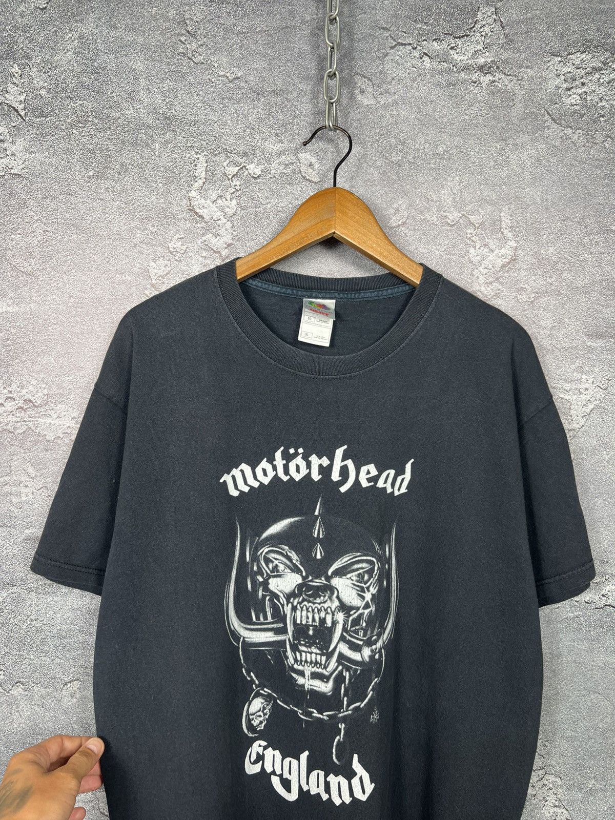 Band Tees Vintage Motorhead England Band Sun Faded T-shirt Tee Size US XL / EU 56 / 4 - 2 Thumbnail