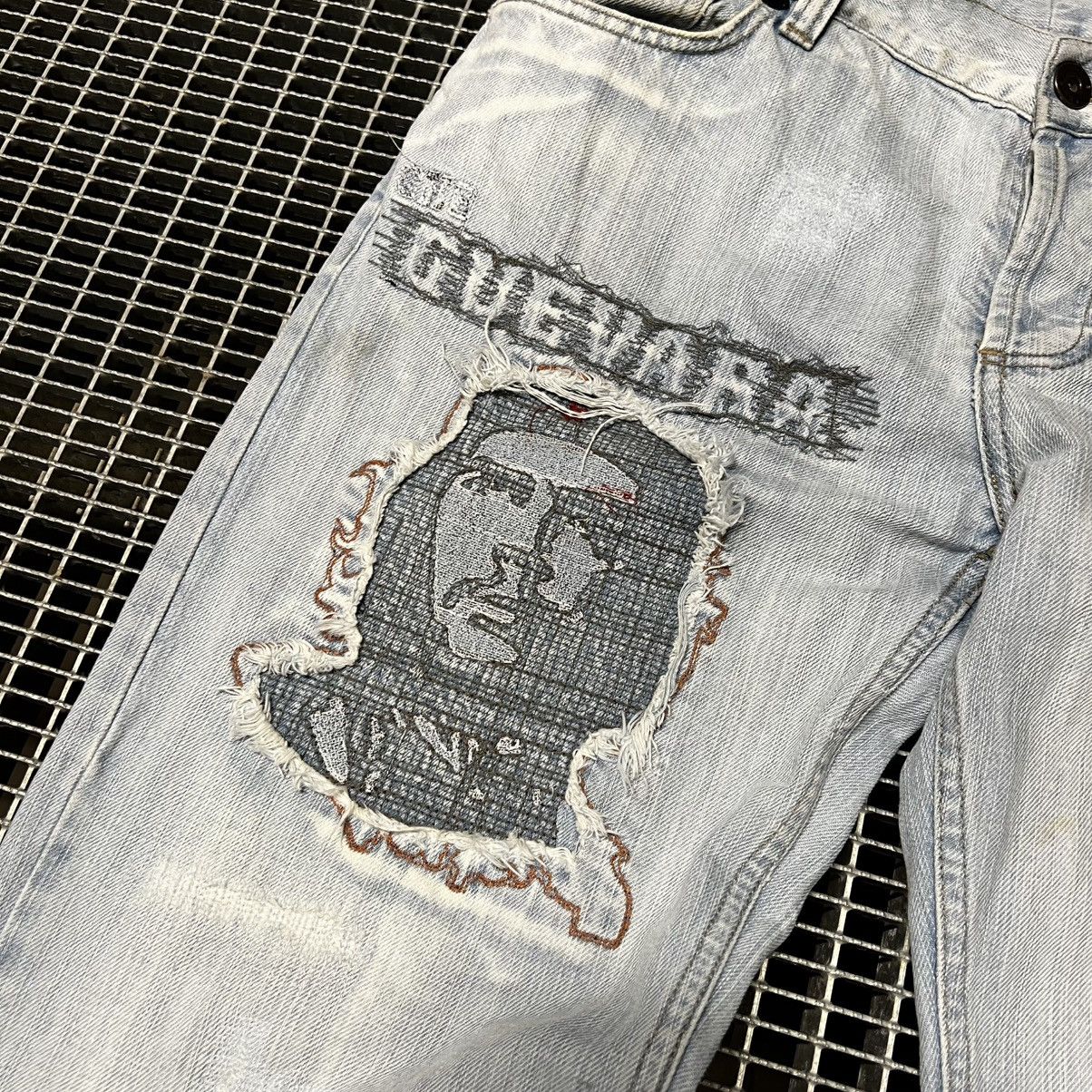 Vintage Vintage Jeans Denim Guevara Logo Streatwear Size US 36 / EU 52 - 4 Thumbnail