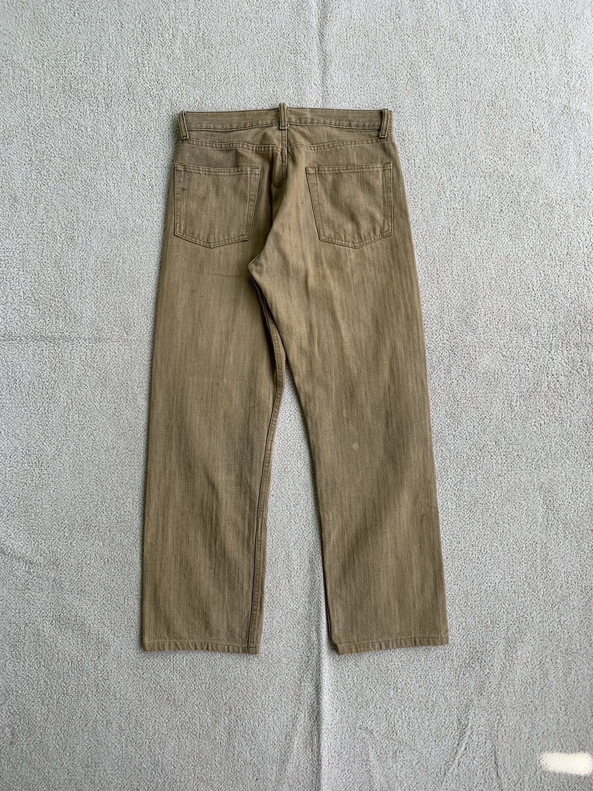 If Six Was Nine × Le Grande Bleu (L.G.B.) × semanticdesign VTG 00s Semantic Design Dirty Washed Denim Pants Size US 30 / EU 46 - 2 Thumbnail