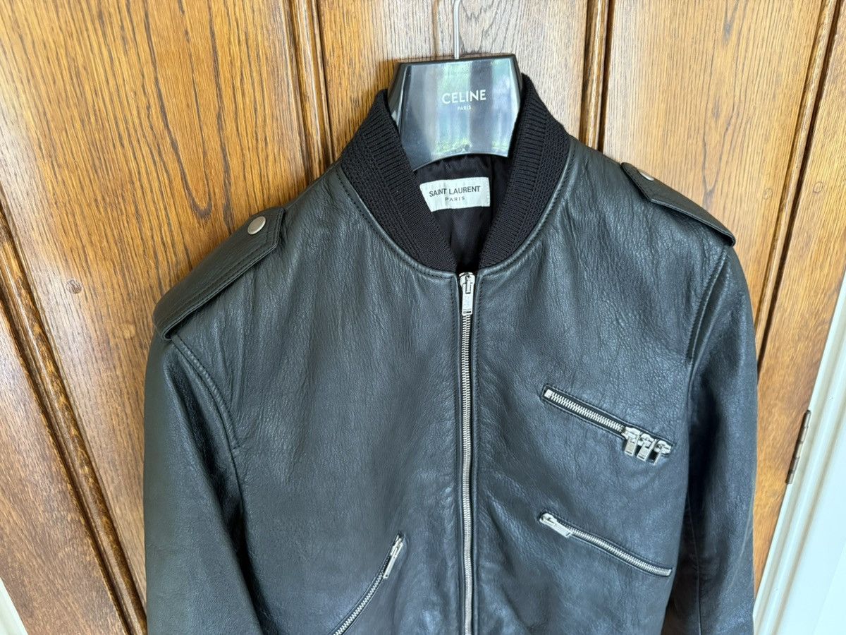 Saint Laurent Paris FW19 Saint Laurent multi zip leather bomber teddy jacket 46 Size US S / EU 44-46 / 1 - 10 Thumbnail