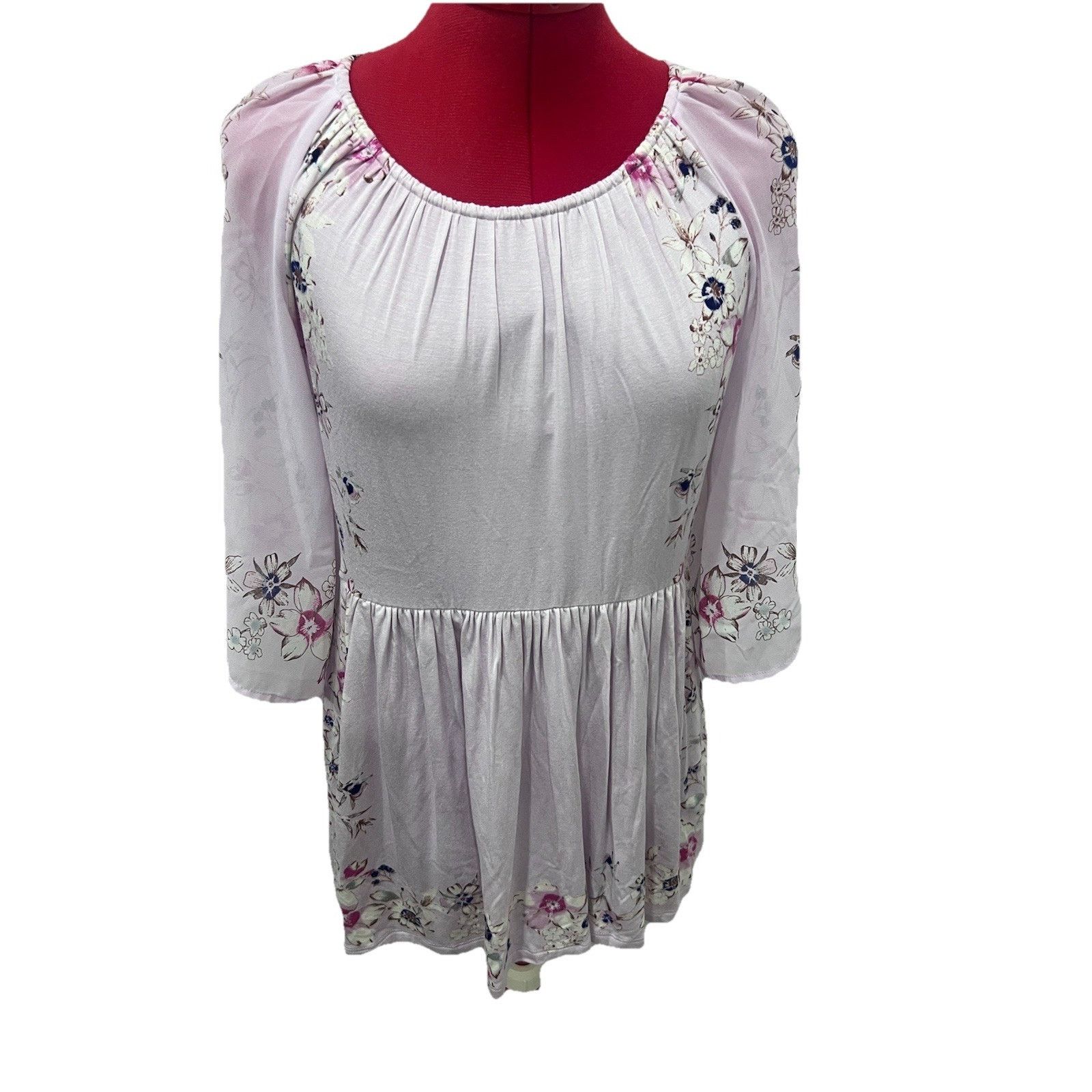 Anthropologie Anthropologie One September Pink Floral Garden Border Fairy Size XS / US 0-2 / IT 36-38 - 1 Thumbnail