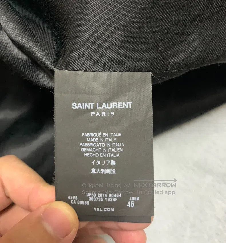 Saint Laurent Paris Saint Laurent Paris Four Pocket Wooden Button Plaid Tweed Size US S / EU 44-46 / 1 - 4 Thumbnail