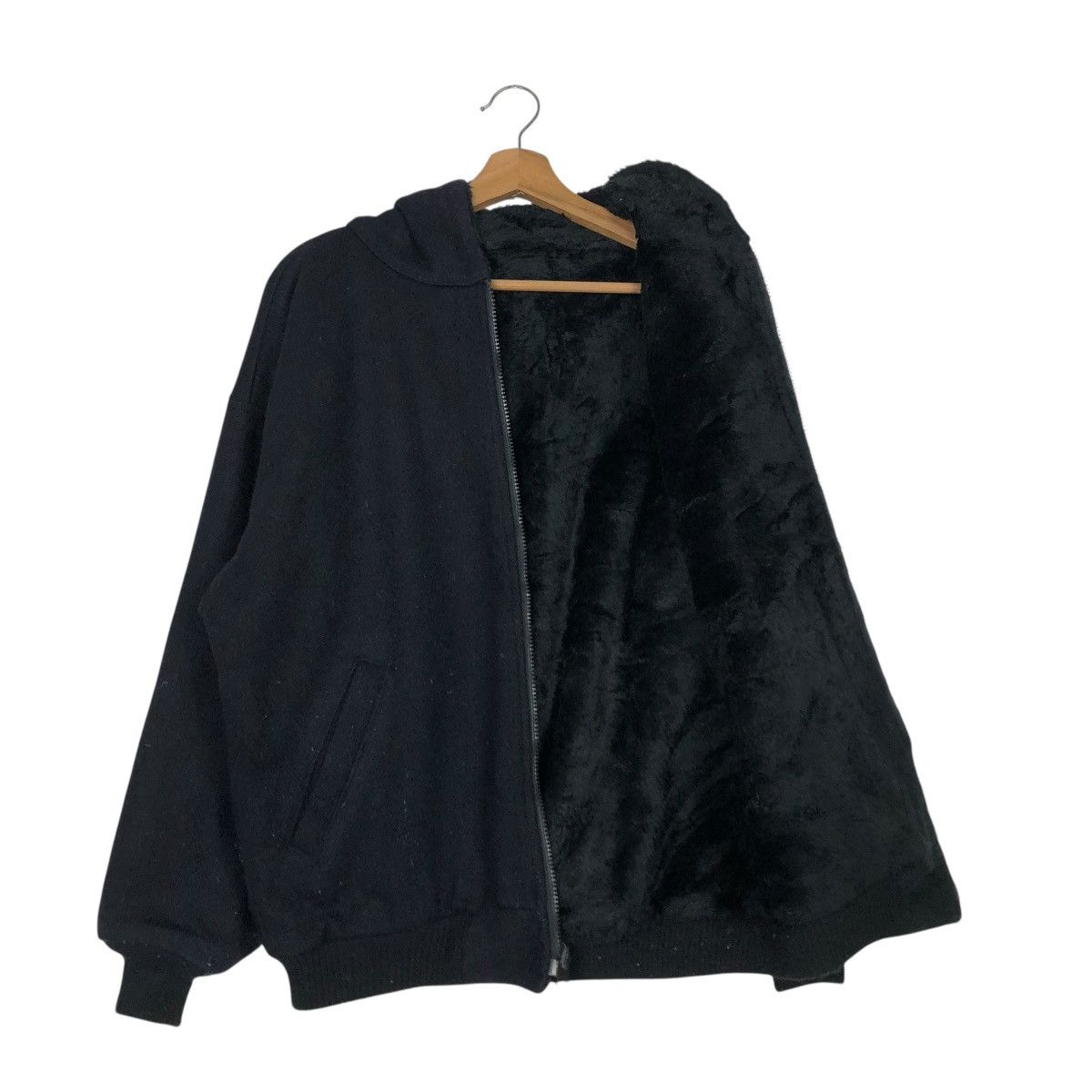 Vintage 🔥VINTAGE REVERSIBLE WOOL BOMBER JACKET MELTON ISSEY MIYAKE Size US M / EU 48-50 / 2 - 14 Thumbnail