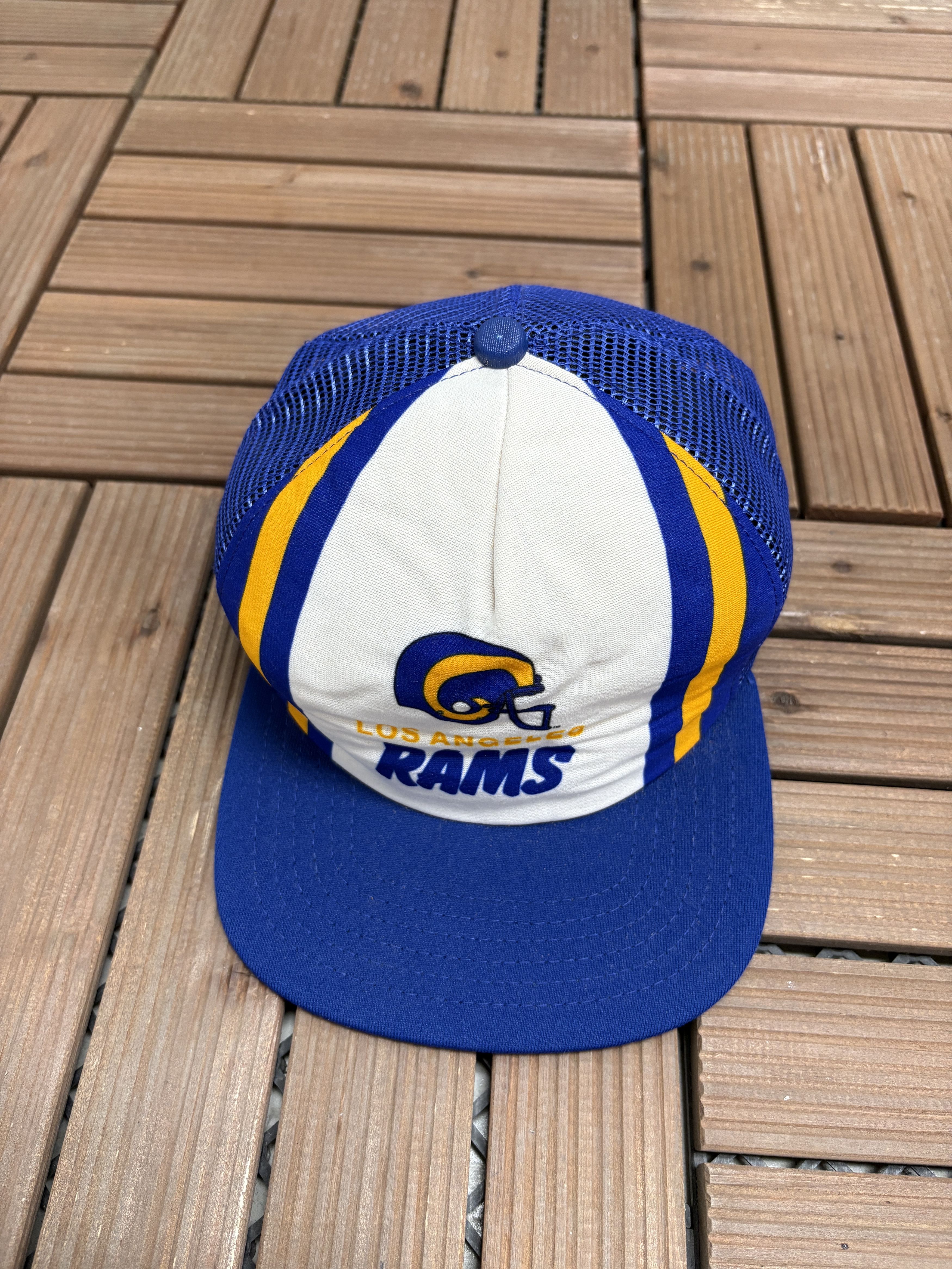 New Era × Vintage Los Angeles Rams Vintage White Snap Back Hat Size ONE SIZE - 1 Thumbnail