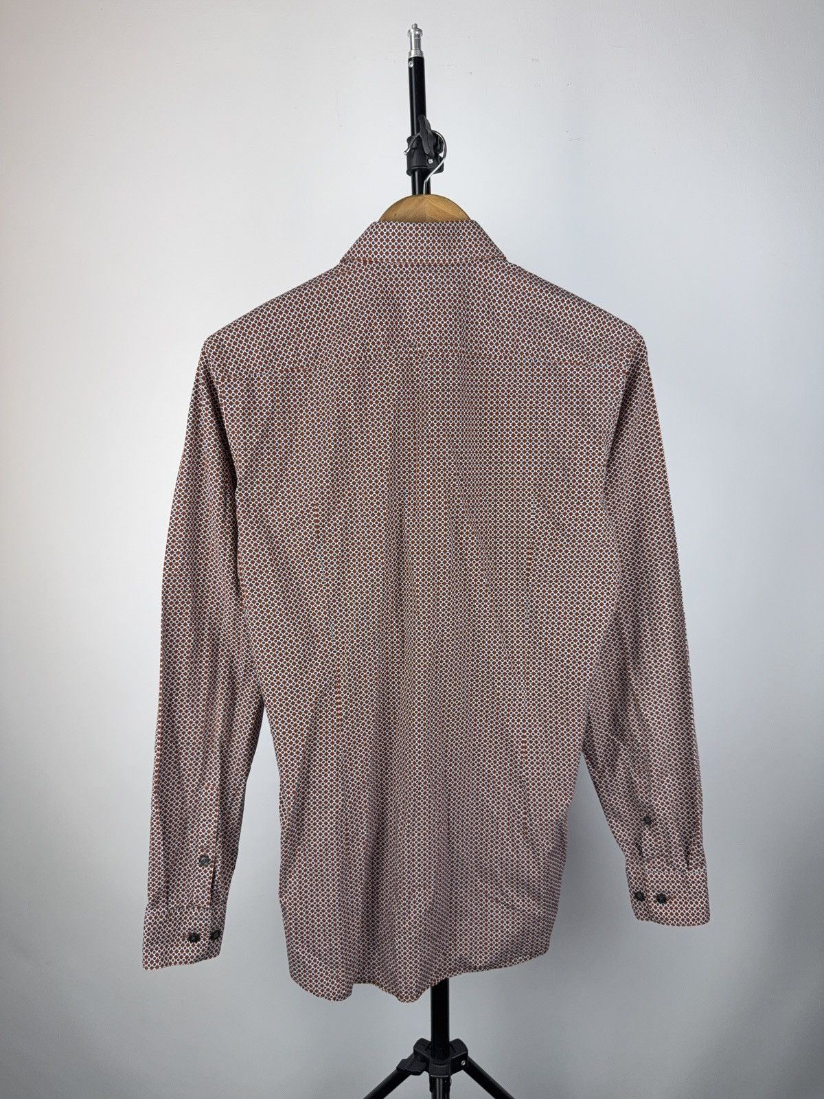 Hugo Boss Vintage Retro dot pattern Hugo Boss Designer Luxury Shirt Size US S / EU 44-46 / 1 - 9 Thumbnail