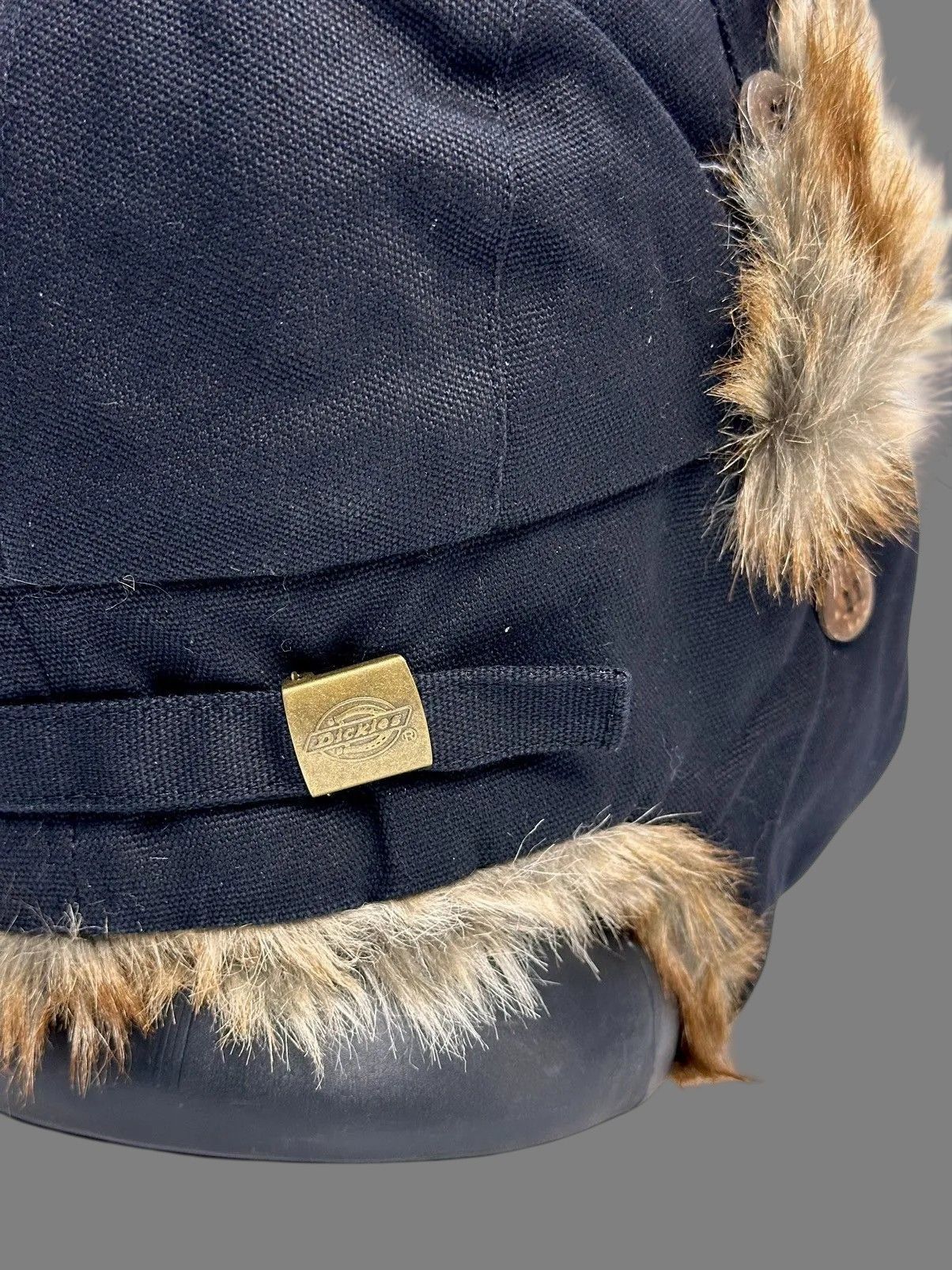 Le Grande Bleu (L.G.B.) Y2K Dickies Retro Black Trapper Hat Faux Fur Vintage Size ONE SIZE - 10 Thumbnail