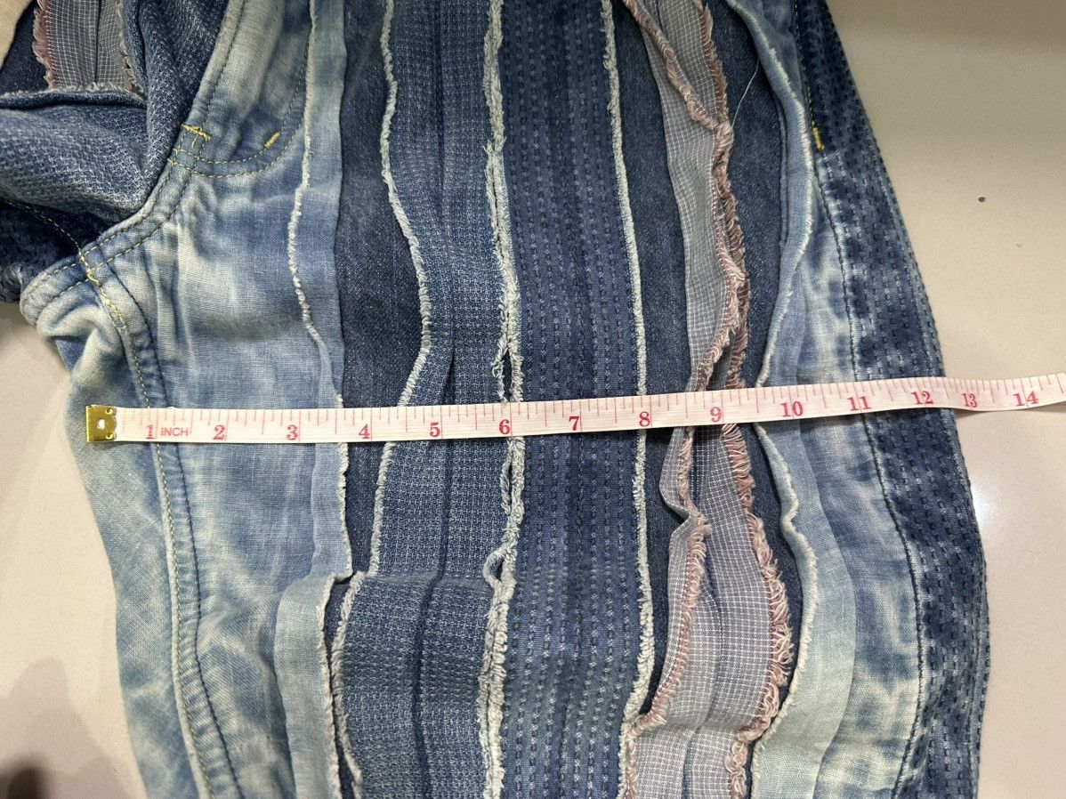 FDMTL FDMTL | Strip Patch Slimfit Selvedge Jeans Size US 35 - 13 Thumbnail