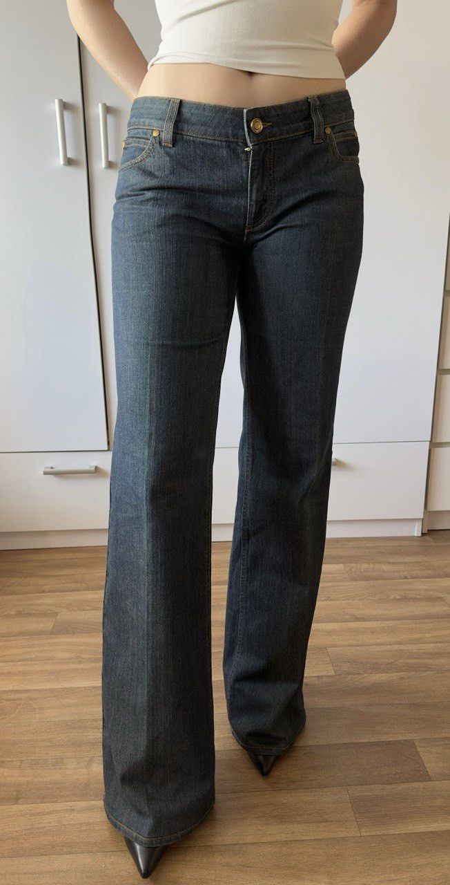 Gucci Gucci Archive Embroidered "G" Logo Denim Jeans Made in Italy Size 30" / US 8 / IT 44 - 3 Thumbnail