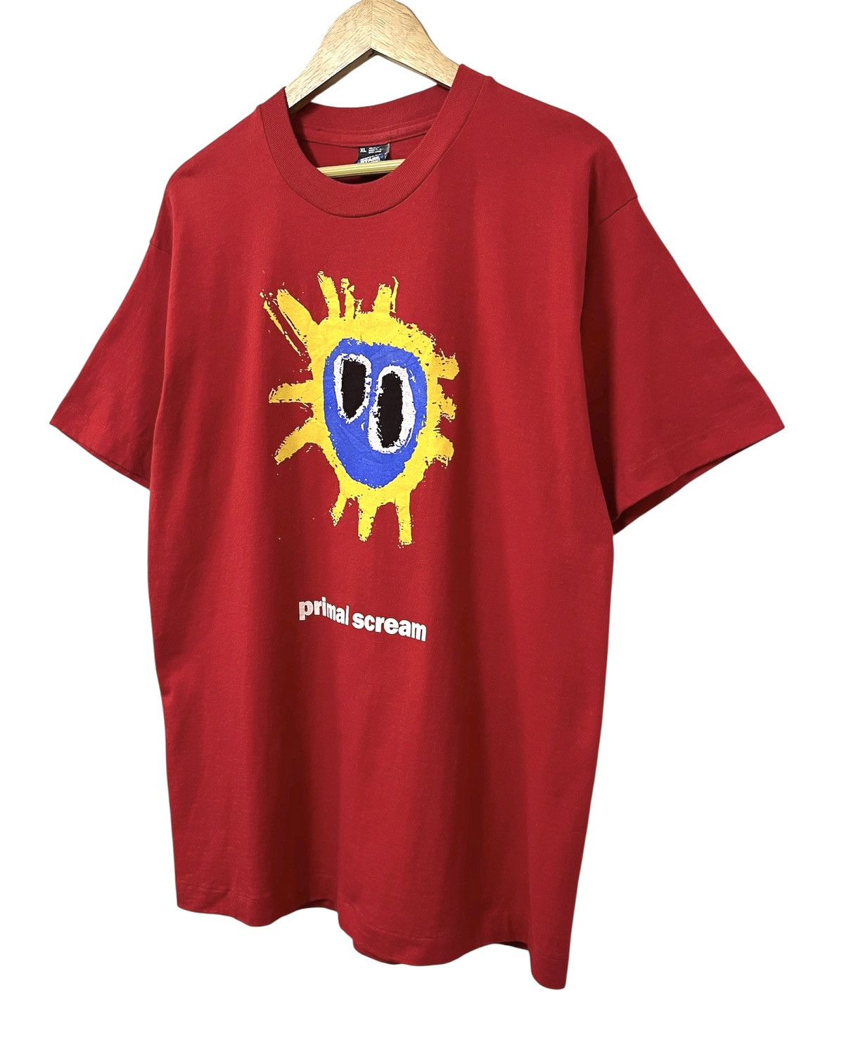Band Tees VINTAGE 90s PRIMAL SCREAM SCREAMADELICA ROCK BAND TSHIRT Size US XL / EU 56 / 4 - 7 Thumbnail