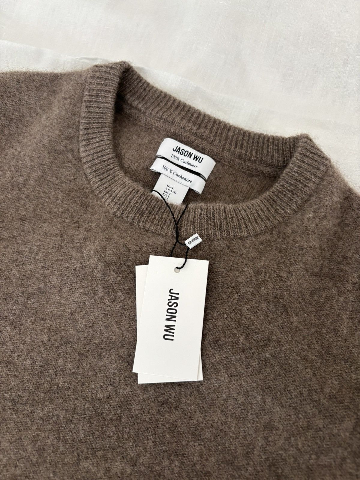 Other NWT Jason Wu 100% Cashmere 2-Ply Crewneck Men L Size US L / EU 52-54 / 3 - 1 Thumbnail