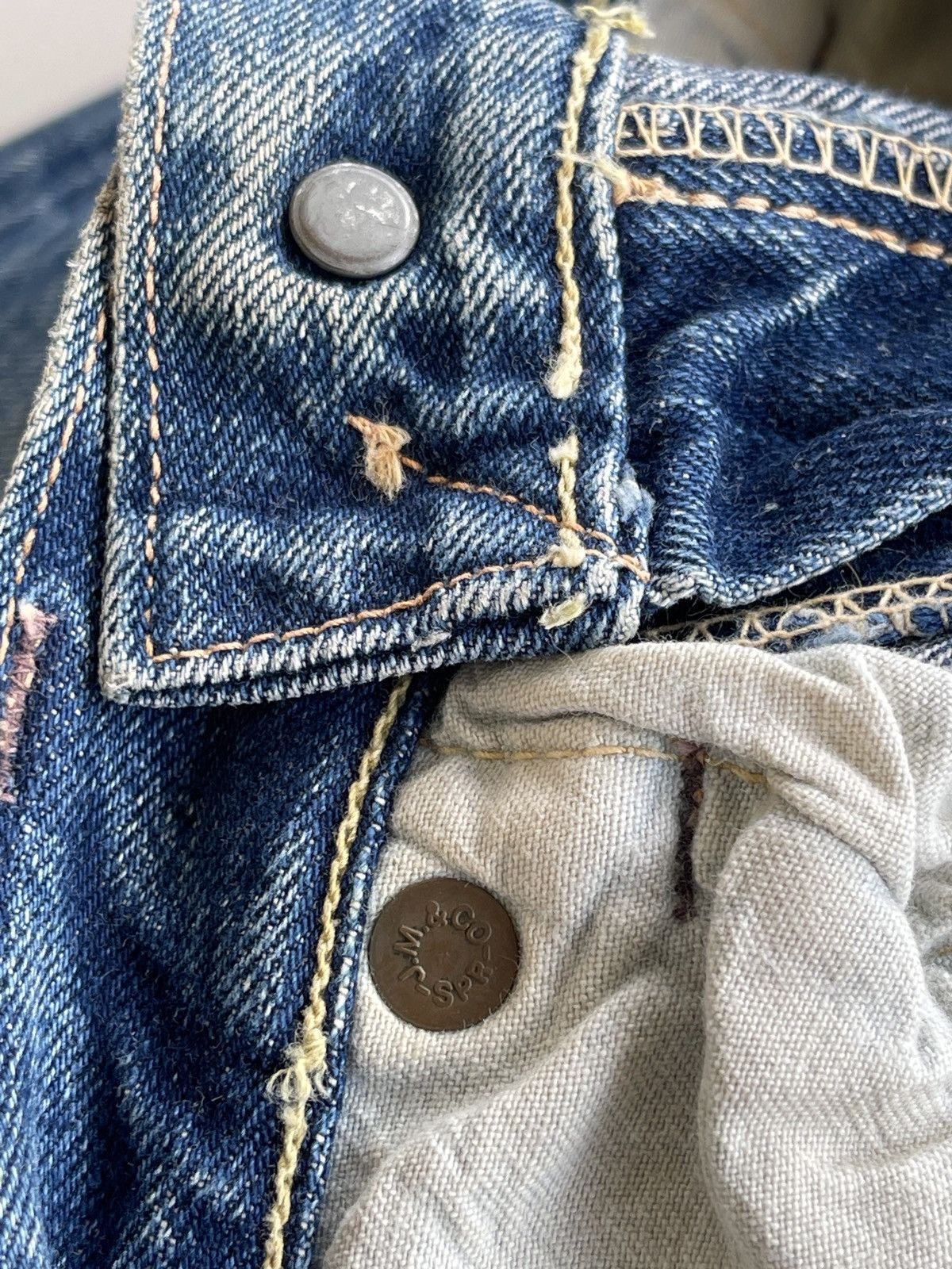 The Real McCoy's Joe McCOY Patchwork Selvedge Denim Size US 32 / EU 48 - 15 Thumbnail