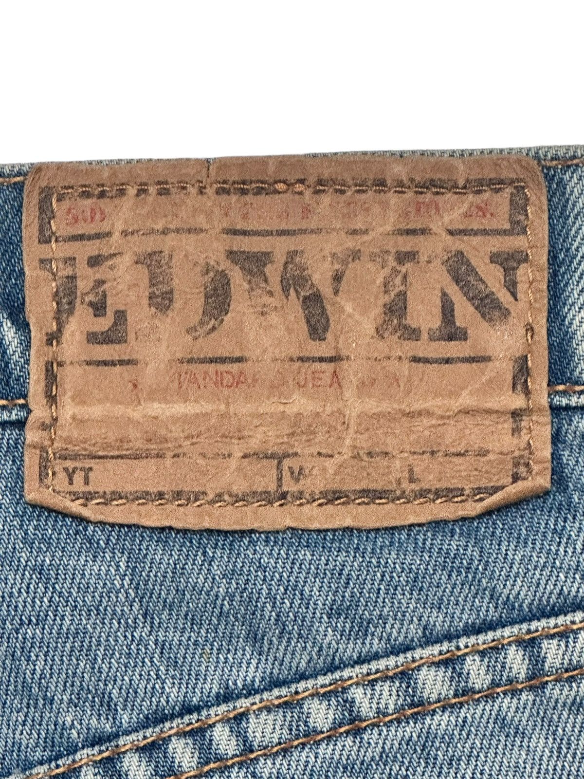 Edwin Vintage Edwin 90's Japan Denim Straight Jeans Light BlueWash Size US 30 / EU 46 - 9 Thumbnail