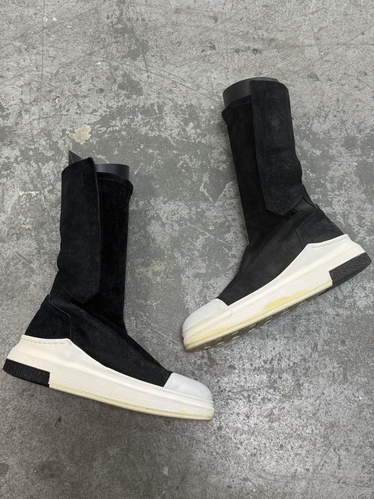 Cinzia Araia Archive Cinzia Araia Hi-top Sneakers Rick Owens Style Size US 8 / IT 38 - 1 Thumbnail