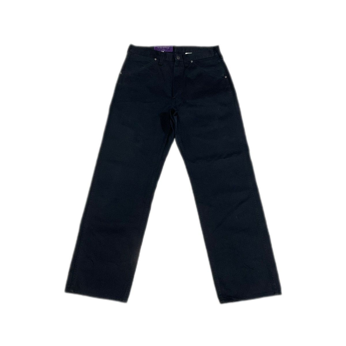 Japanese Brand × Needles × Nepenthes 🔥Archived Nepenthes Waxed Black Denim Size US 30 / EU 46 - 1 Thumbnail