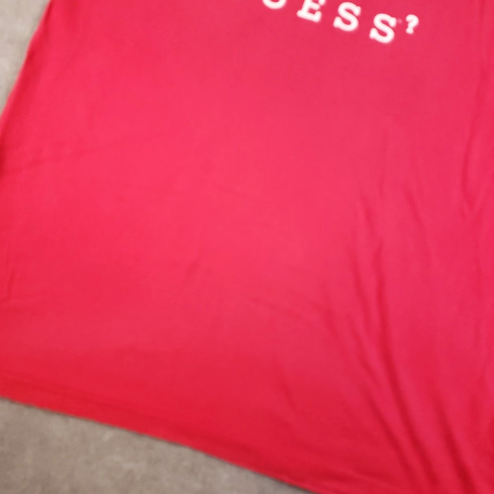 Guess VINTAGE Guess Shirt Mens Large Red Logo 90s Tee USA Made 90s Vintage Graphic Print Crew Neck Short Sleeve Size US L / EU 52-54 / 3 - 7 Thumbnail